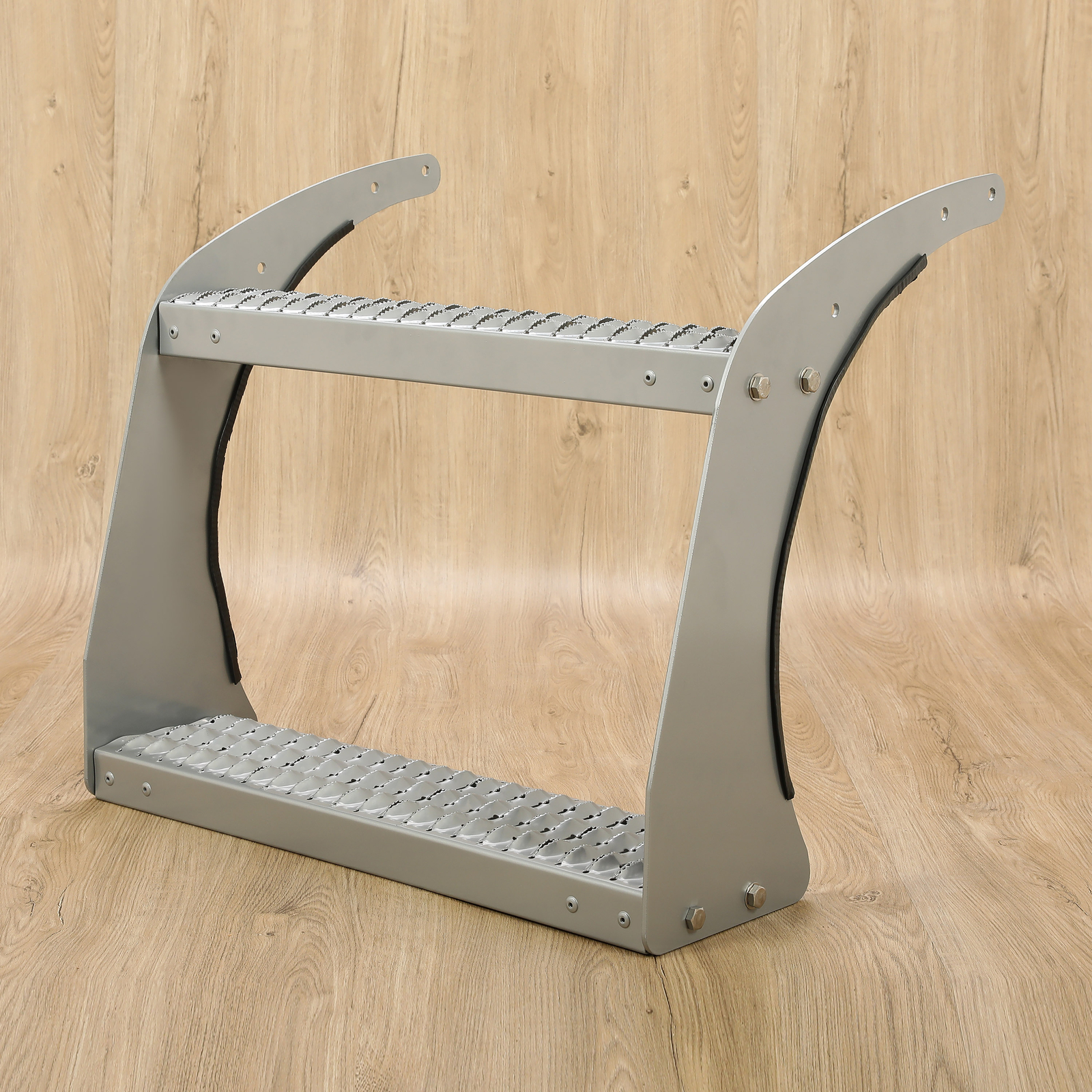 26" Fuel Tank Step For Peterbilt All Models Silvery Non-Slip Fuel Tank Stair