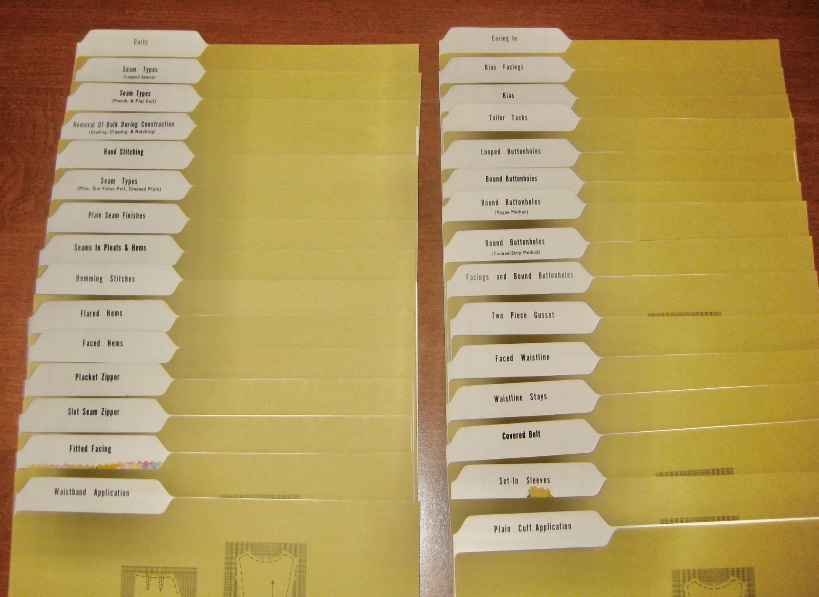 Learn to Sew SEWING CONSTRUCTION SERIES - 31 HOW TO folders - HANDMADE examples