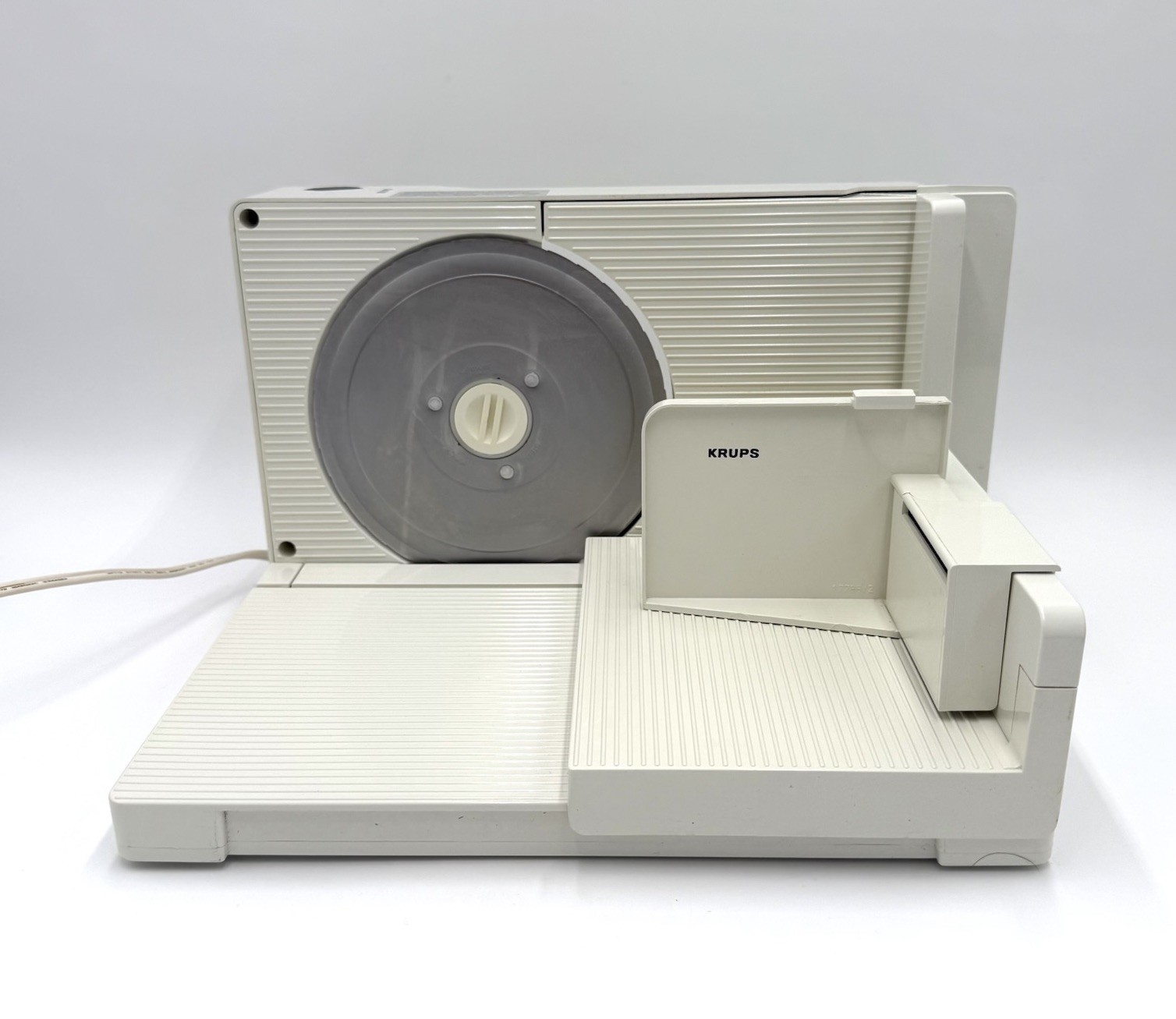 KRUPS Slice It Model 213 Electric Food Slicer Fold Up Tested w Box VTG