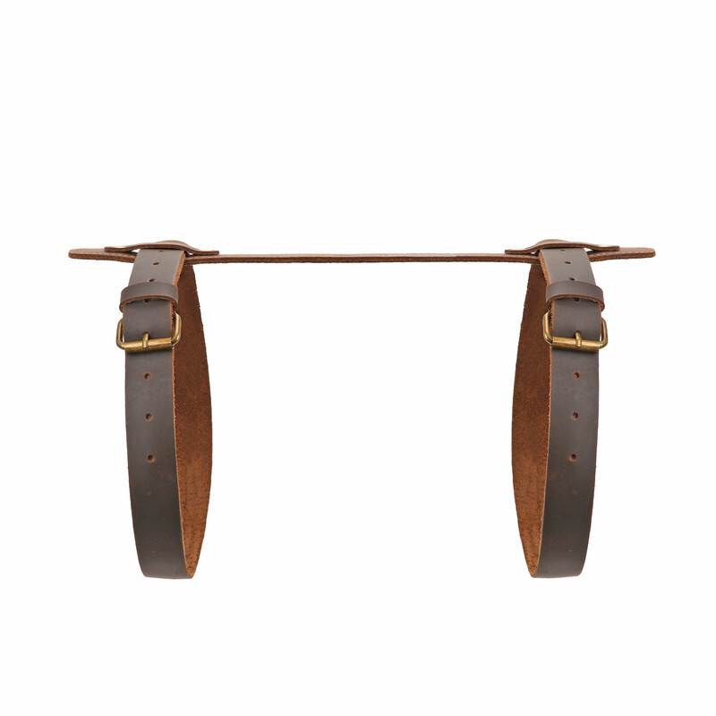 Leather Picnic Motorcycle Blanket Carrying Handle Belt Bedroll Strap Adjustable