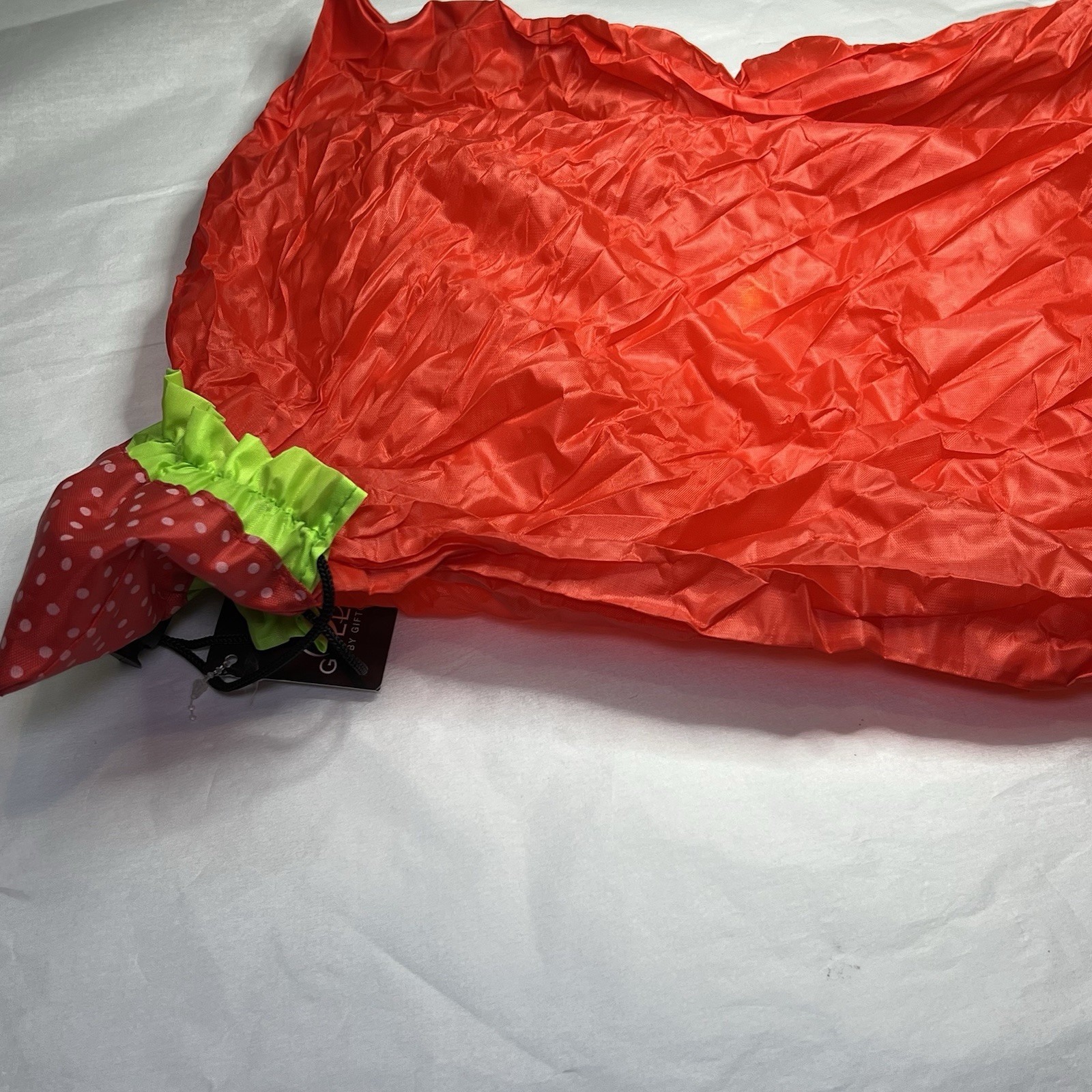 New Red Strawberry Foldable Pocket Reusable Shopping Tote Bags Grocery Bag