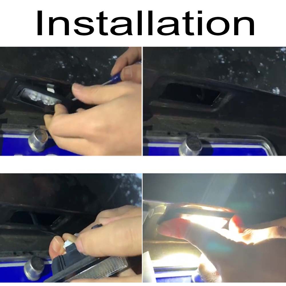 For Ford Fusion Focus Mustang Flex Taurus LED License Plate Light Tag Lamp Pair