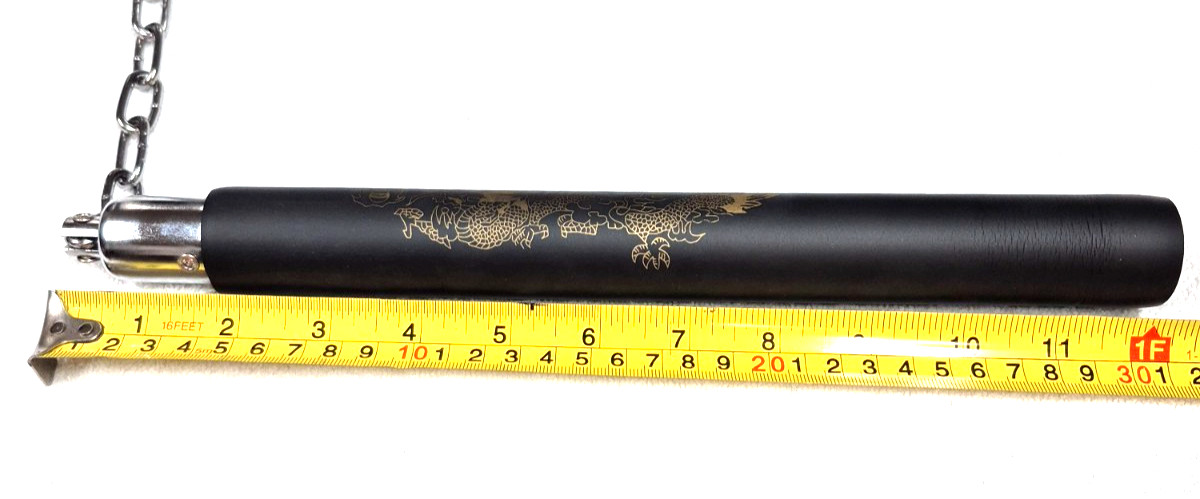 Foam Nunchucks for Martial Art Karate Training DRAGON - Black