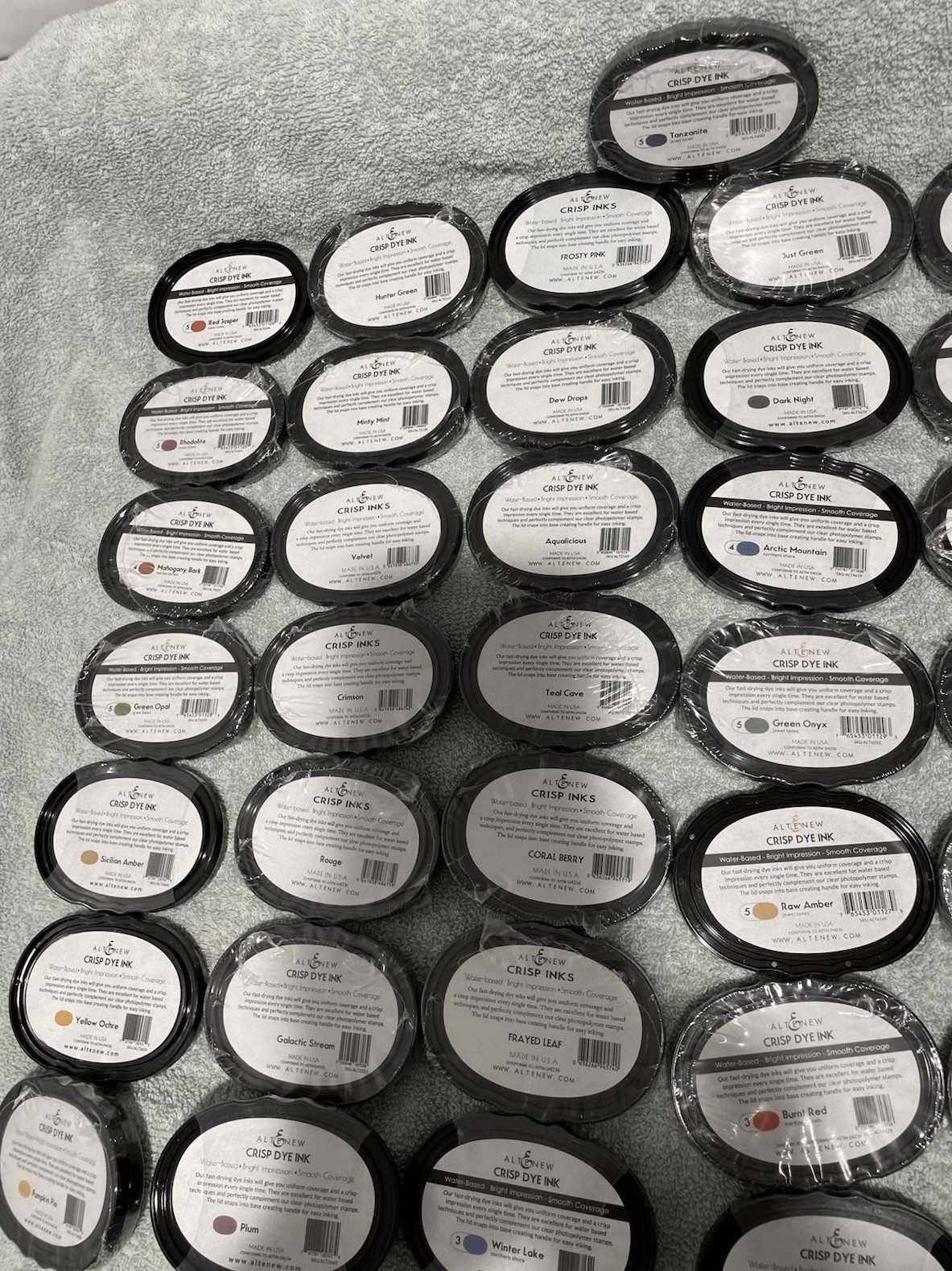 Altenew Crisp Dye Ink Pads Assorted Colors Stamping Embossing -LOT OF 43 COLORS!