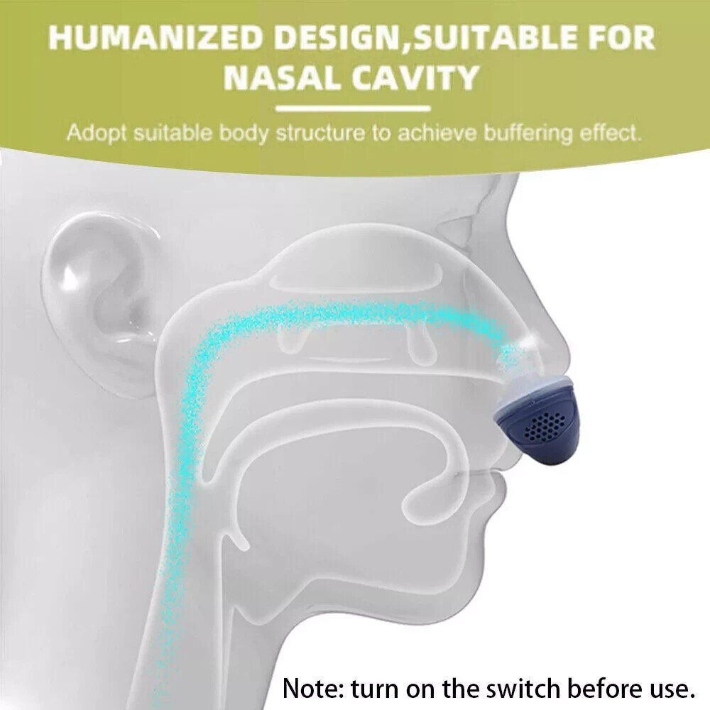 Electric Anti Snore Device Anti-Snoring Stopper Anti Snore Nose Clip Sleep Aid