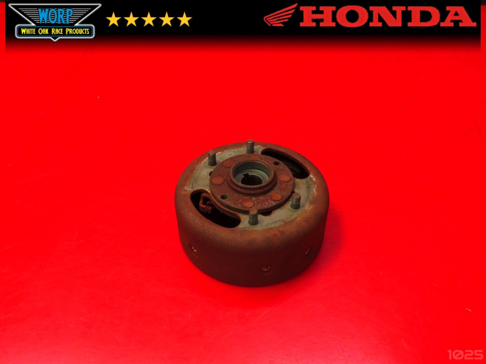 OEM 1978 HONDA ODYSSEY 250 FL250 FLYWHEEL ROTOR FLY WHEEL MAGNETO PULL START HUB