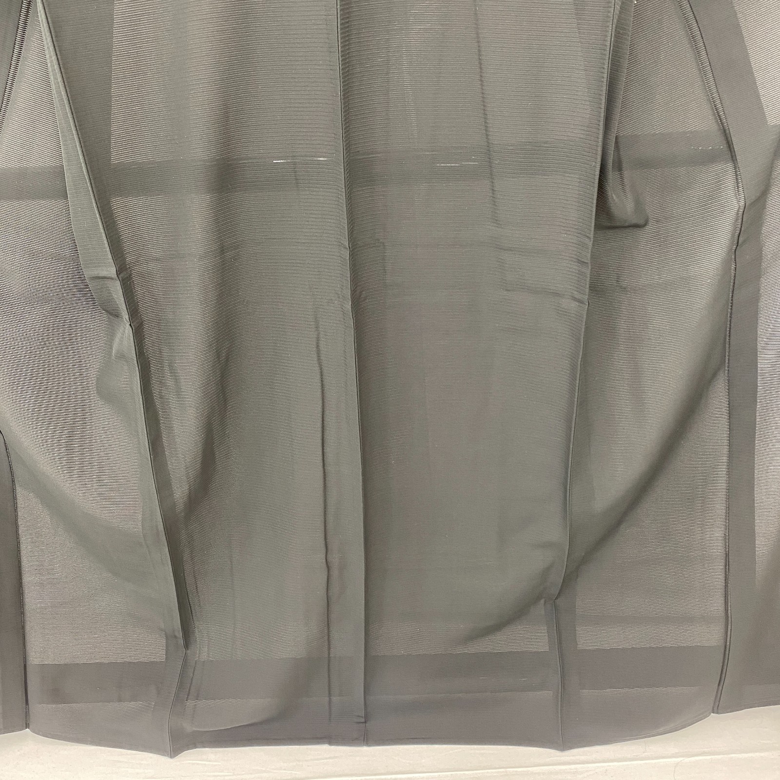 Japanese Vintage Kimono Silk Black Tomesode No Lining Family crest Length 64 in