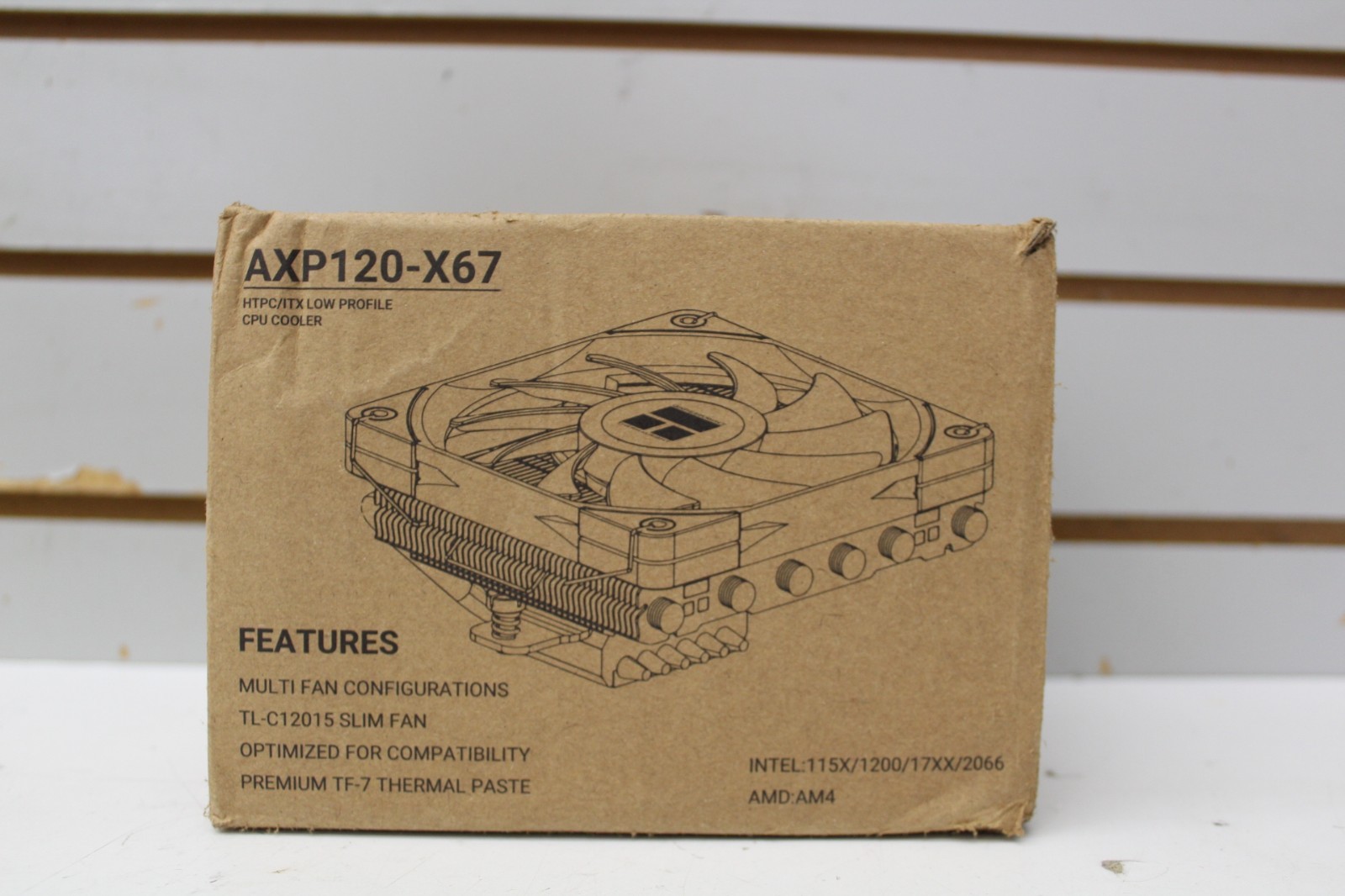 Thermalright AXP-120-X67 1700 ARGB Low Profile CPU Air Cooler with Quite 120mm