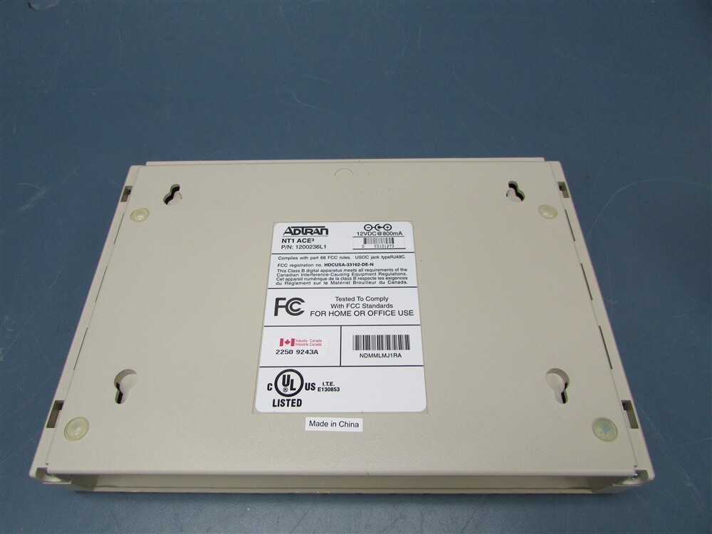 Used AdTran NT1 ACE3 with Power Supply
