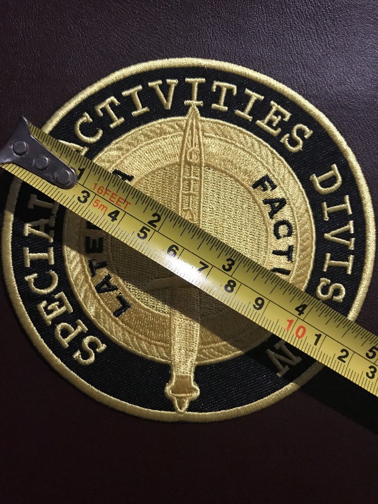 CIA SAD Special Activities Division SOG Latebra Factum 5 Inch Patch Limited