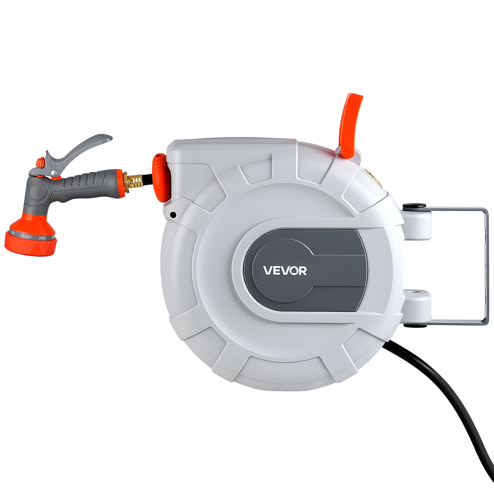 VEVOR Retractable Garden Hose Reel 1/2 in x 50 ft Wall Mount