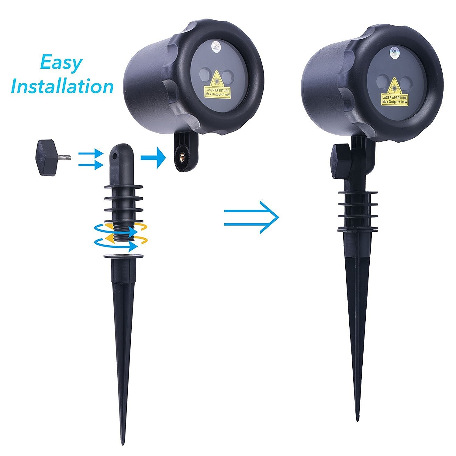 Laser Projector Lights Christmas Lights for Home Garden RED BLUE & GREEN Colour