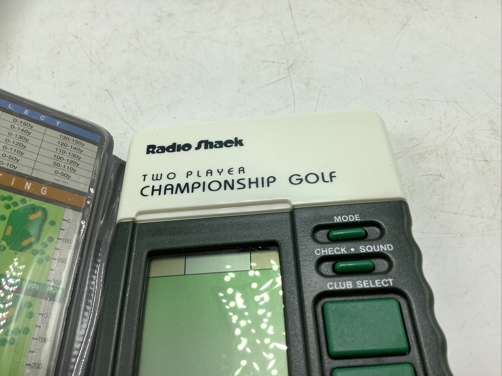 RADIO SHACK handheld 2-Player Championship Golf electronic game 18 holes LED