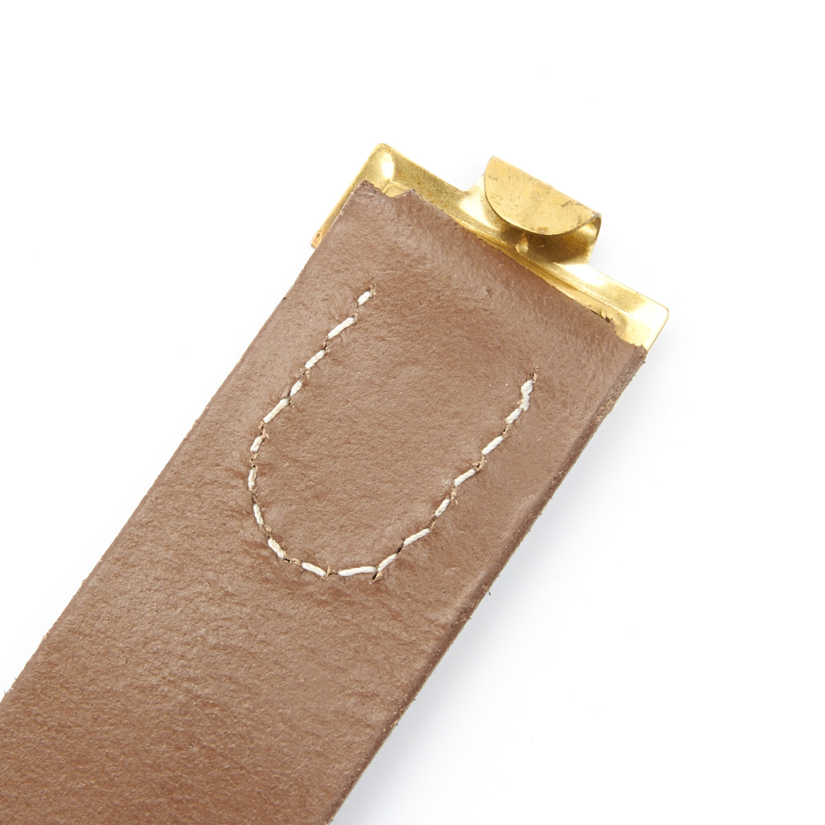 German WWI Brown Leather Equipment Belt- Size 36-40 (91-101cm)