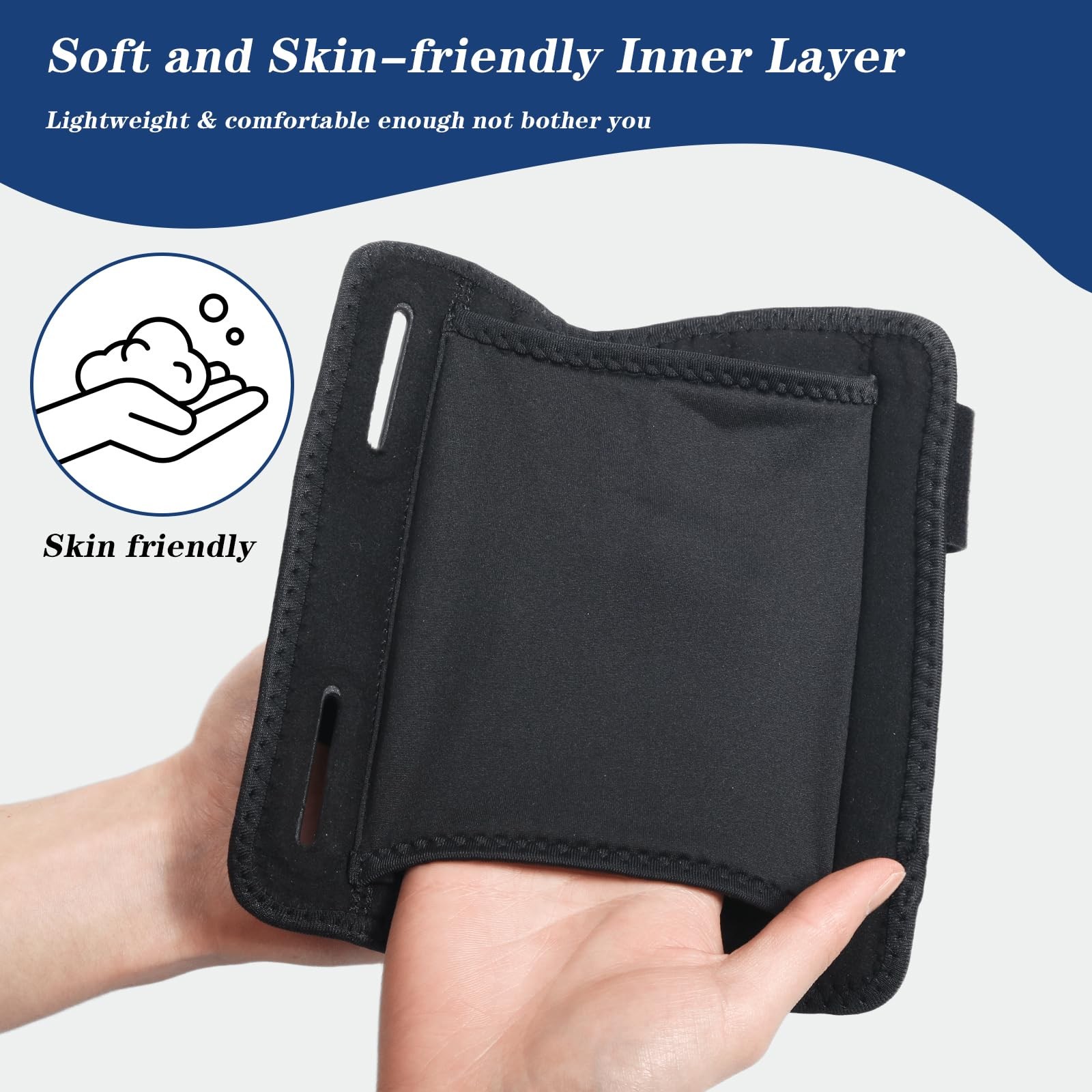 NuCamper Carpal Tunnel Wrist Brace Night Support for Men & S/M, Black-Left