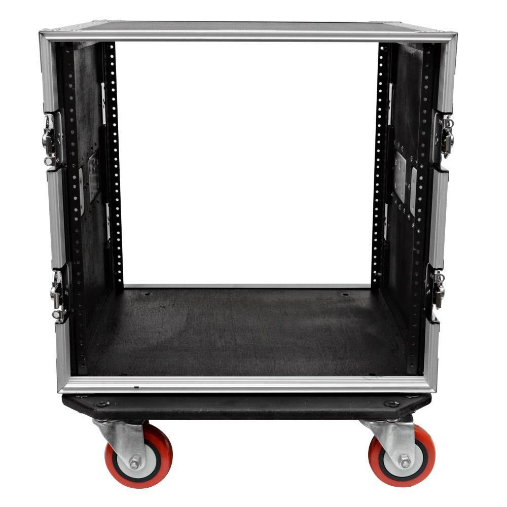 Seismic Audio 10 Space Rack Case with Casters PA DJ Pro Audio
