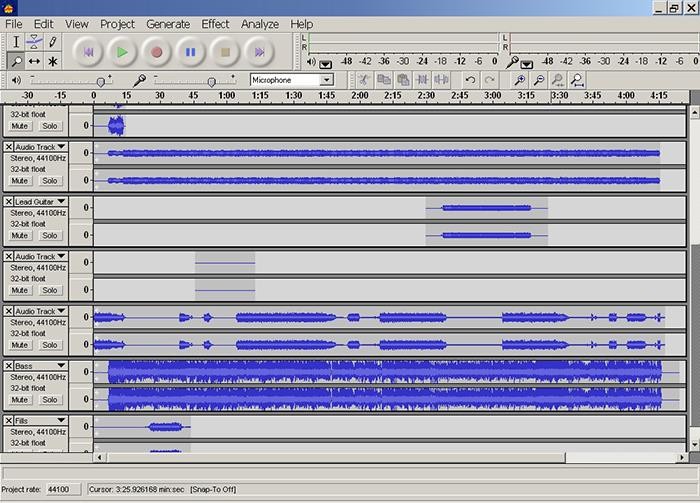 Audacity-Pro Audio-Music Studio Editing-Recording Software Program-Windows-CD
