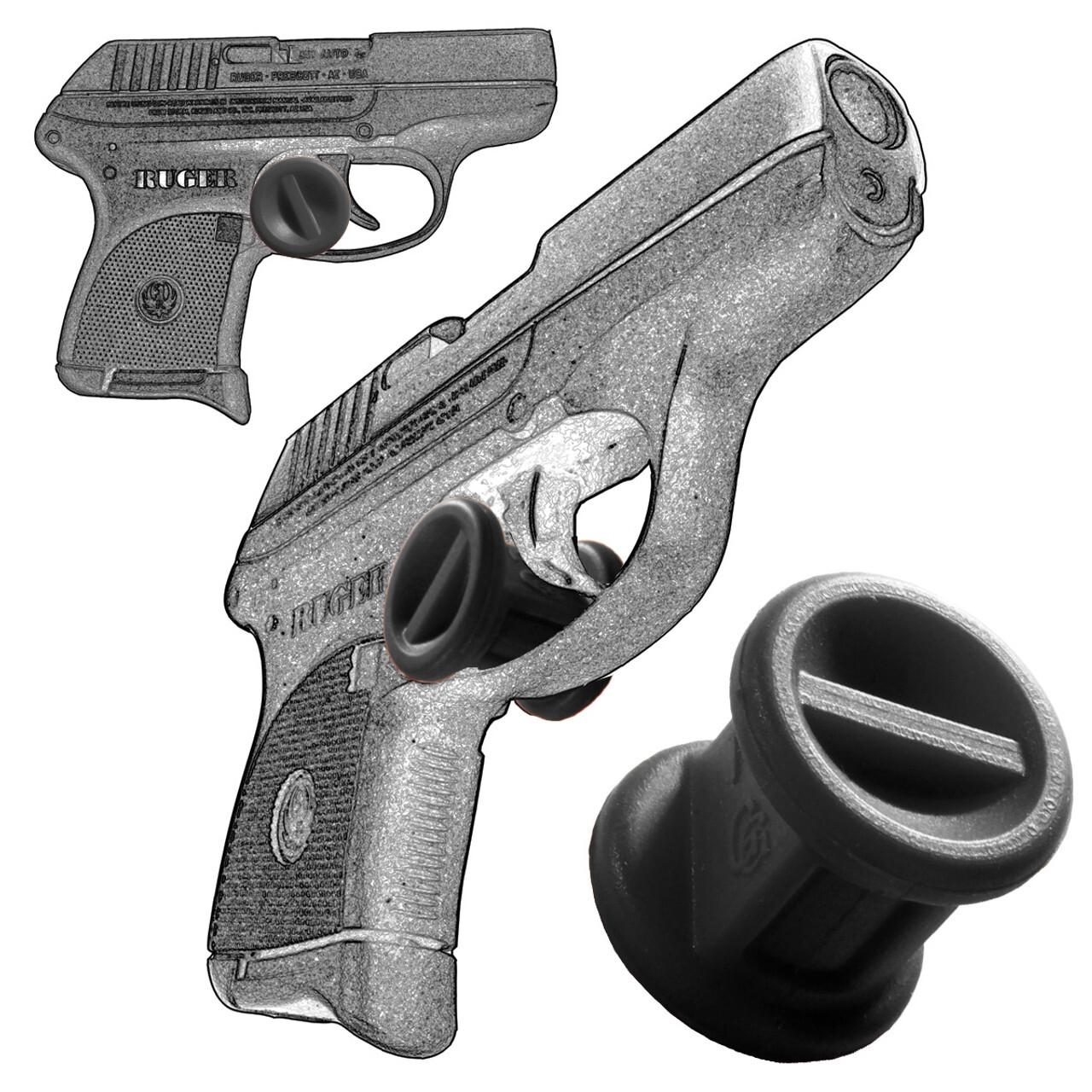 Garrison Grip Trigger Stop Holster Fits Ruger LC9 LC9s EC9 EC9s MAX-9 & LC380