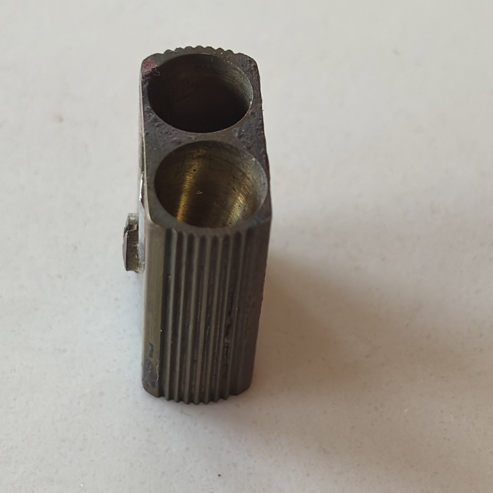 KOH-I-NOOR-BRASS Pencil Sharpener W/ Leather Case -Made GERMANY “Tutior Juwel”