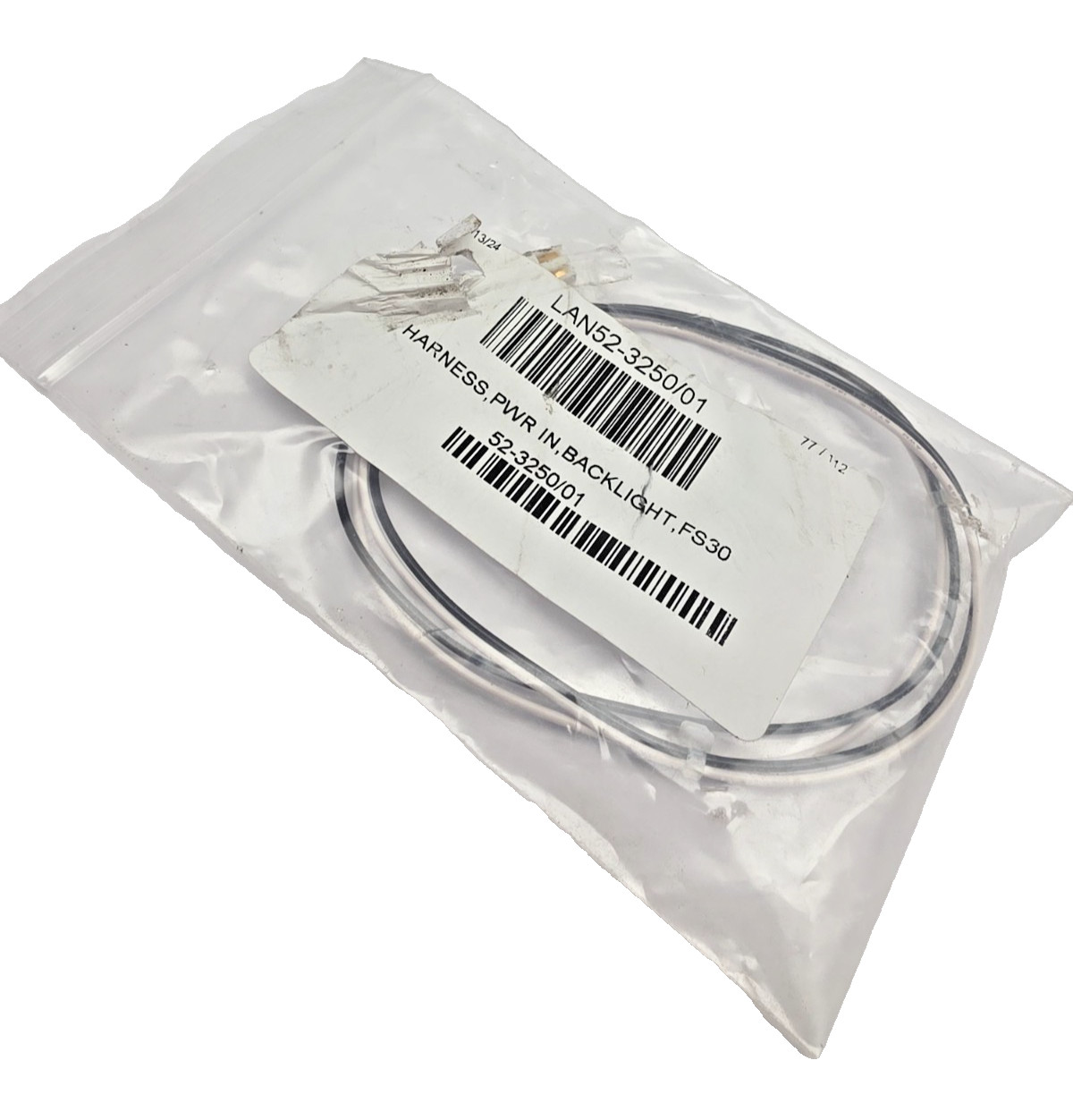 LANCER LAN52-3250/01 WIRE HARNESS, POWER IN, BLACK LIGHT, FS30, New