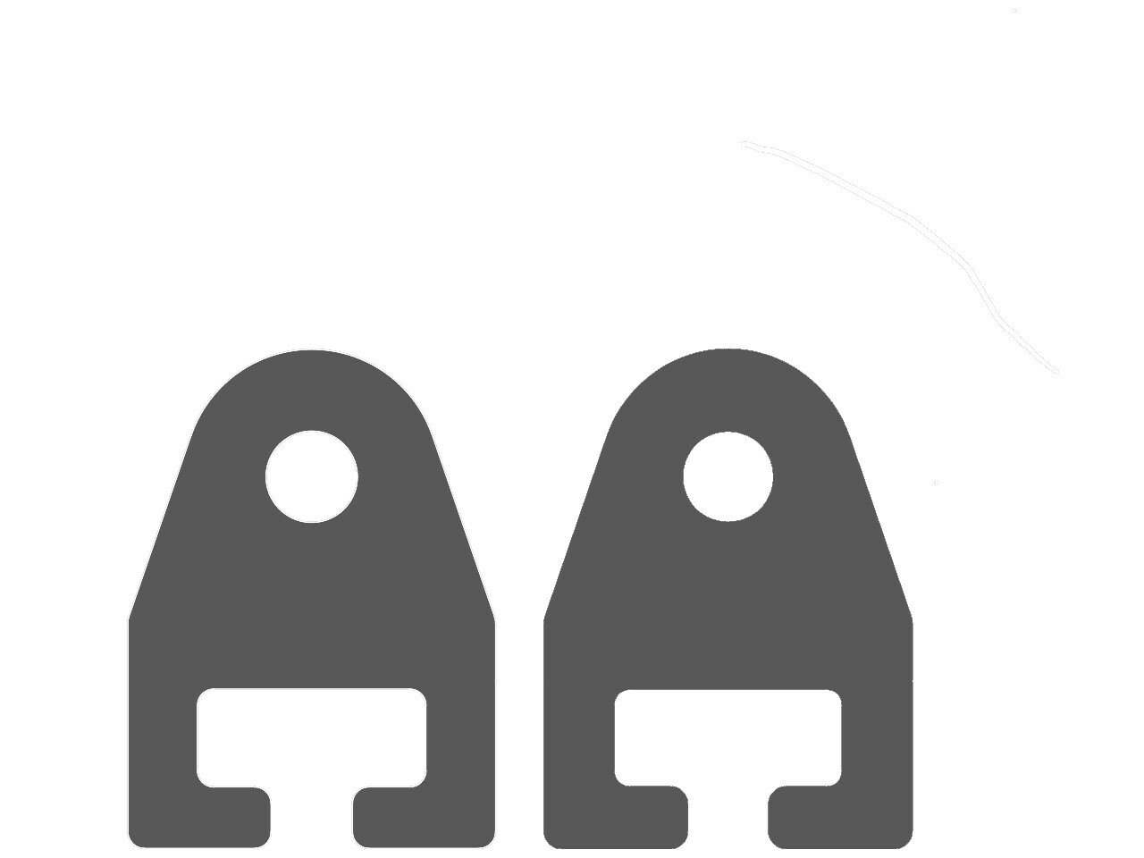 T Post Chain Hanger (set of 2)