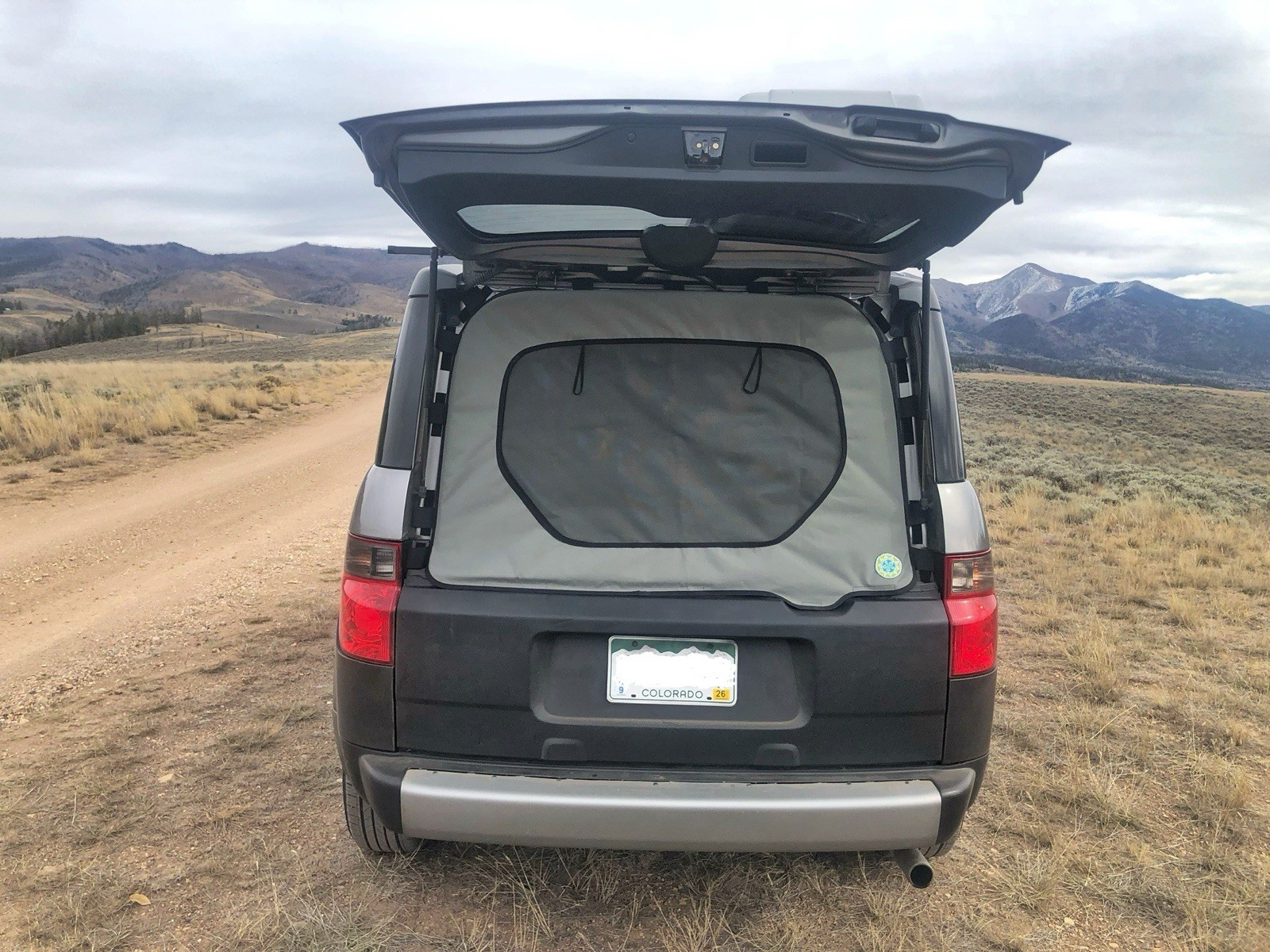 Honda Element -Half Moon- Privacy Bug Screen By Rain Dean