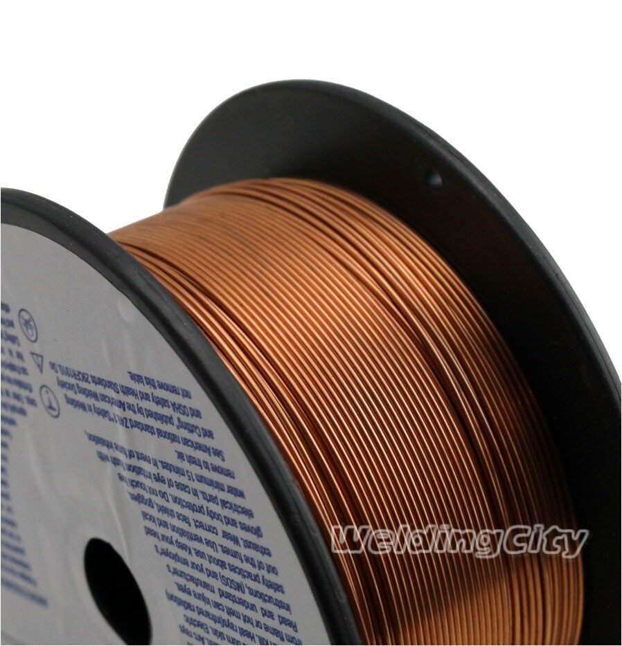 WeldingCity® ER70S-6 11-lb Mild Steel MIG Welding Wire .030" (0.8mm) | US Seller