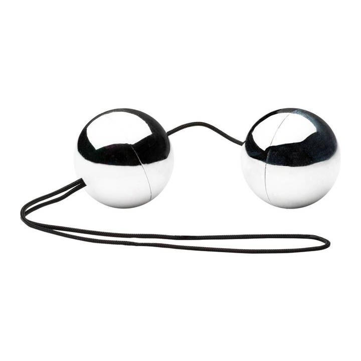 Silver Duotone Ben Wa Balls Female Women Vaginal Tightening Kegel Exerciser
