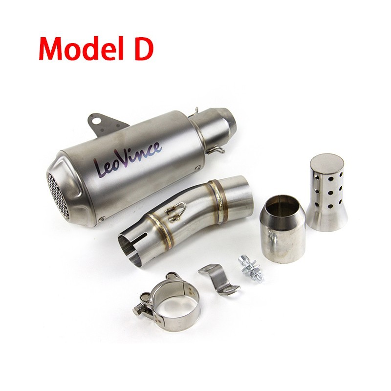 For Kawasaki Ninja 400 Ninja 500 Z400 Z500 Exhaust Tips Mid Pipe Slip On Muffler