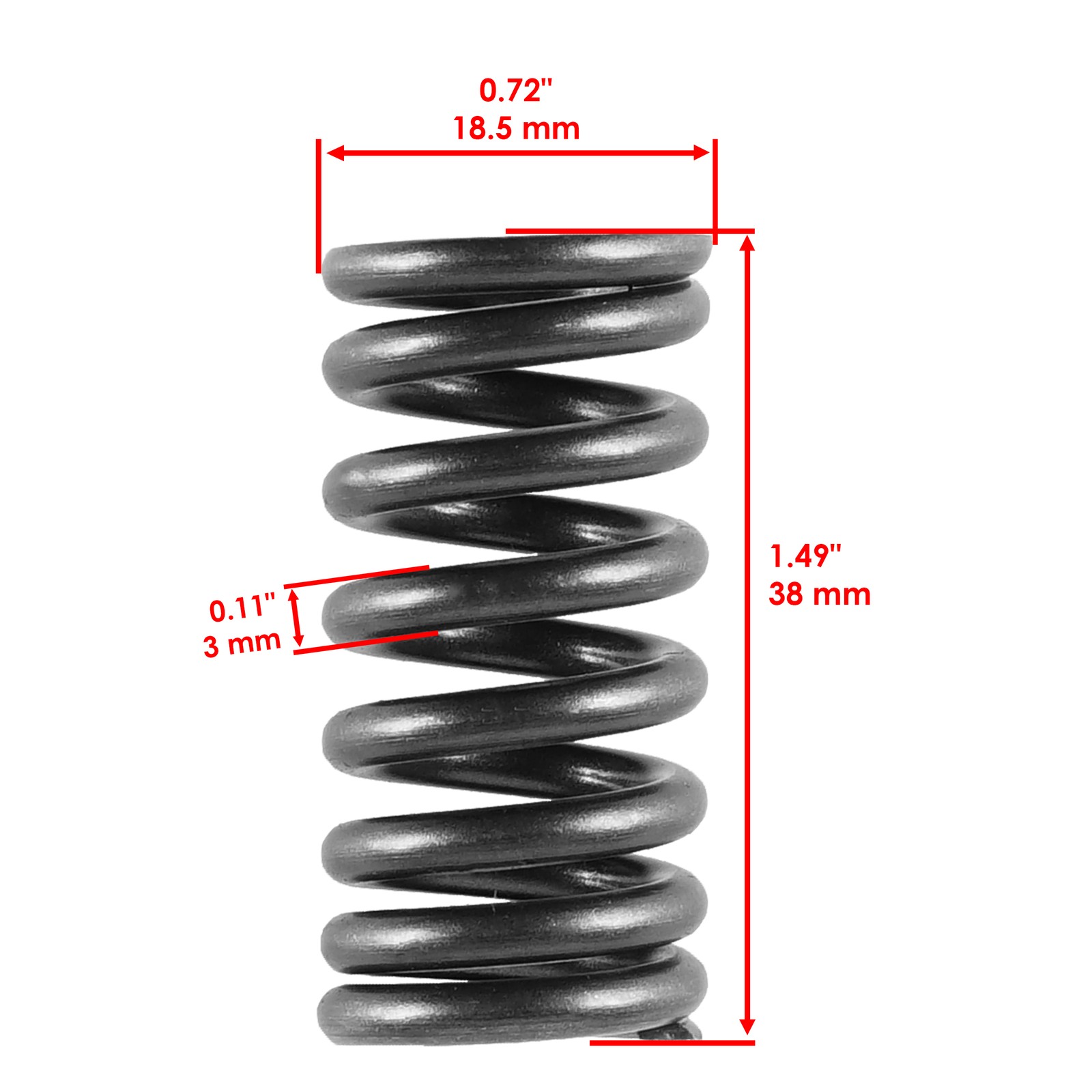 Engine Exhaust & Intake Valve Kit For Honda CRF150R CRF150RB 2007-2026