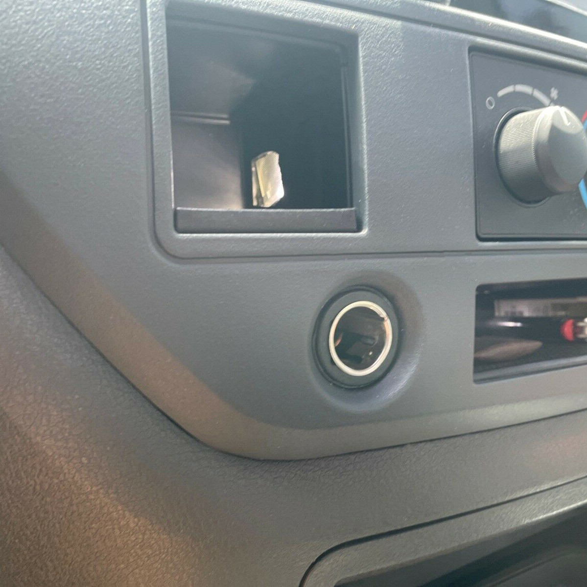 Radio Double Din Dash Install Bezel Kit Silver Slate Grey Fits 2006-09 Dodge Ram