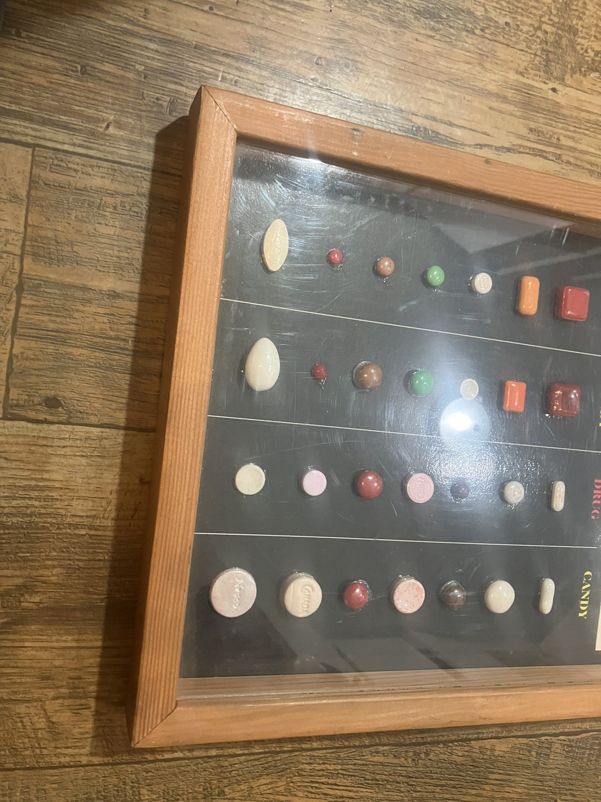 RARE Vintage D.A.R.E. "The Drug Look-Alike Display" Educational Health Exhibit