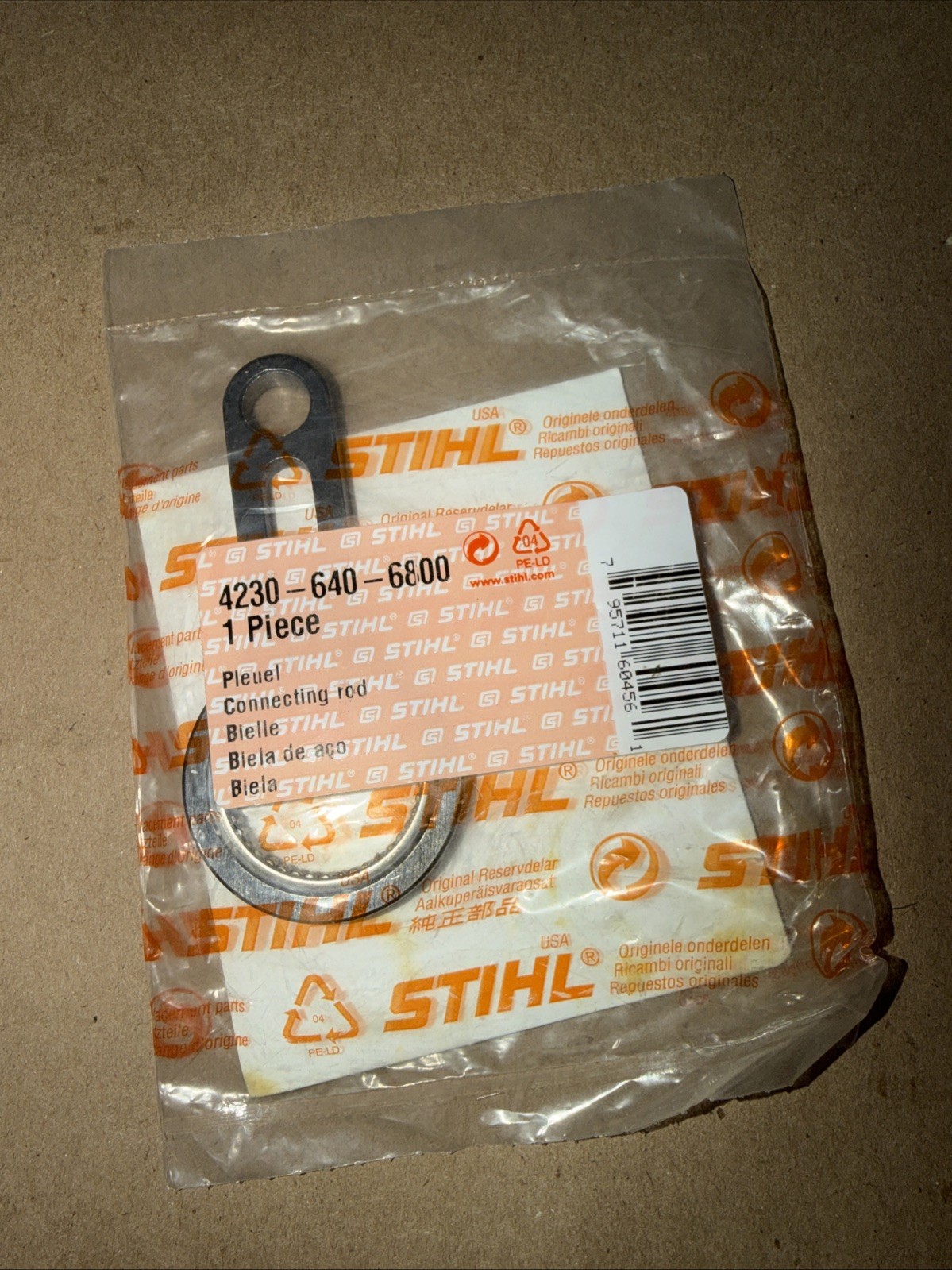 Stihl HL100 HL95 KMHL Hedge Trimmer Connecting Rod 4230 640 6800 OEM
