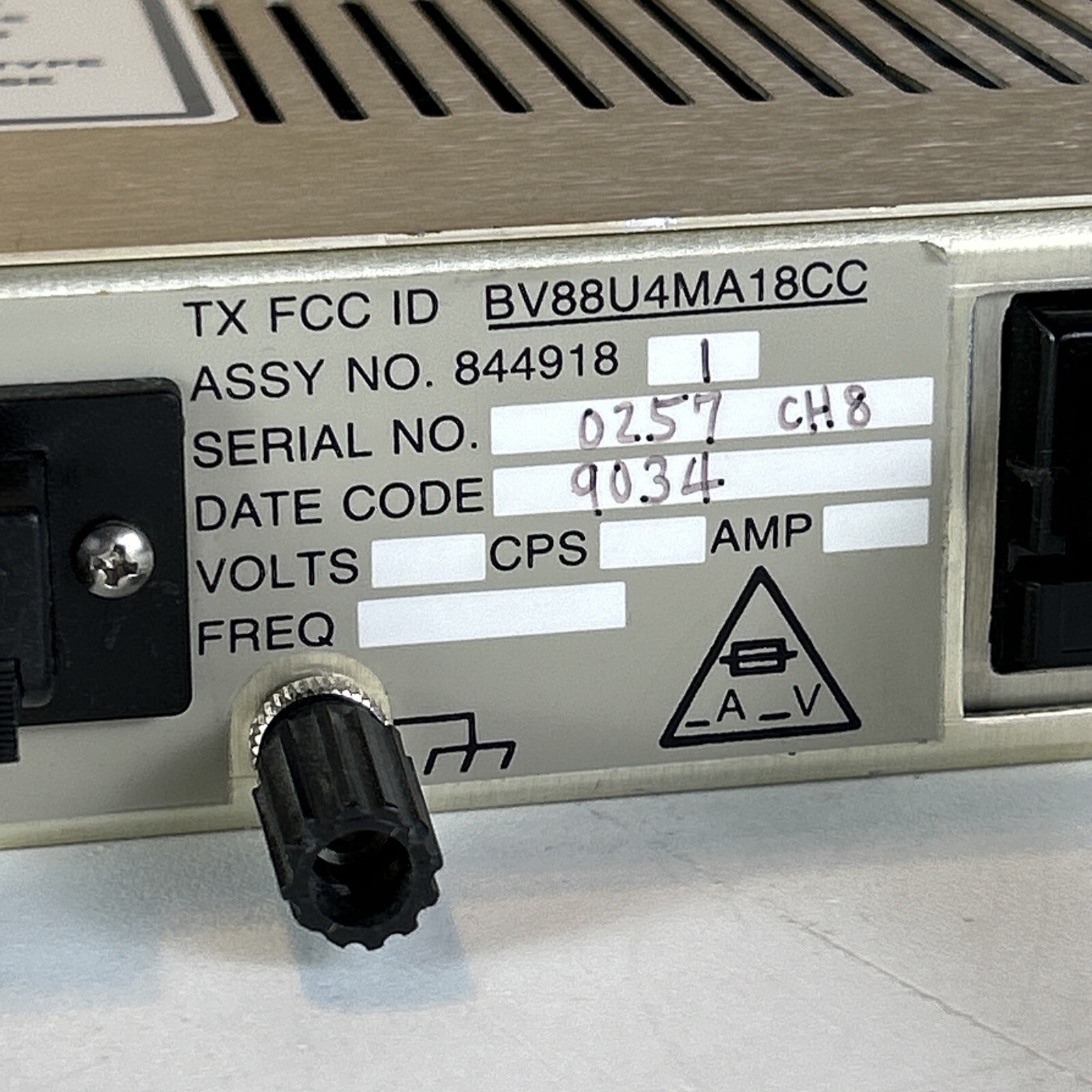 MACOM STL Studio Transmitter Link - BV88U4MA18CC / U4MA18CC