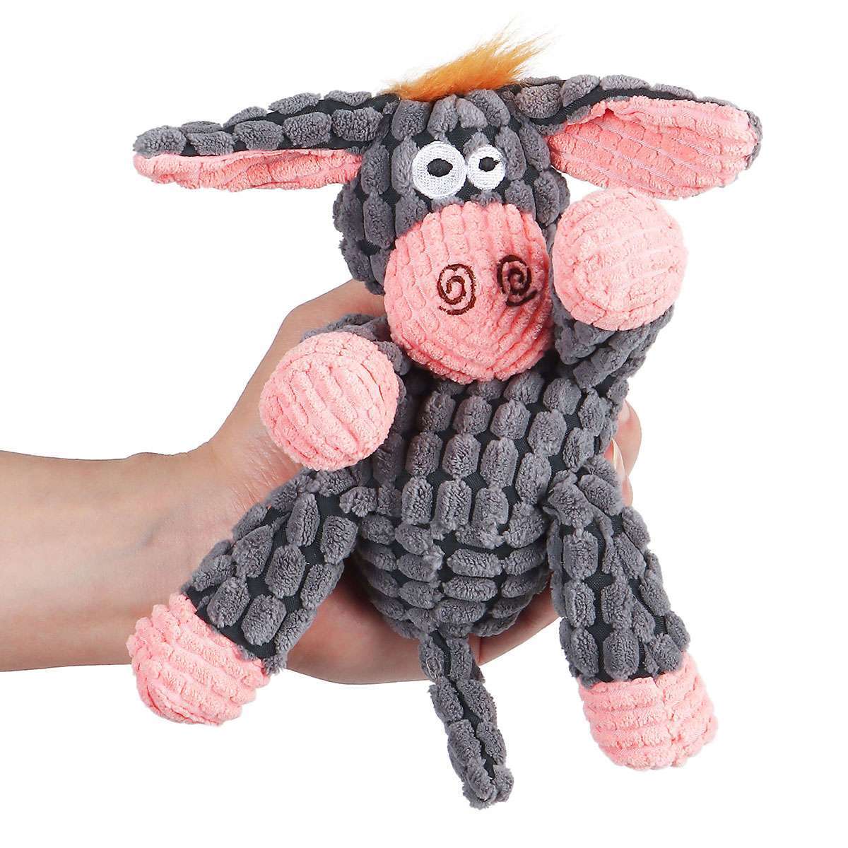 Chew Toy Squeaky Plush Dog Toy For Aggressive Chewers With Chew Pet Toys US