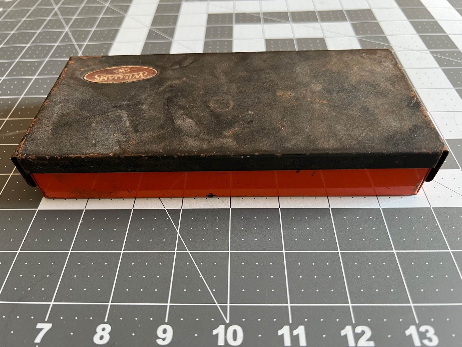 Vintage Williams Metal Box for Socket Set M-2 7 7/8” x 3 1/2” x 1 1/4”