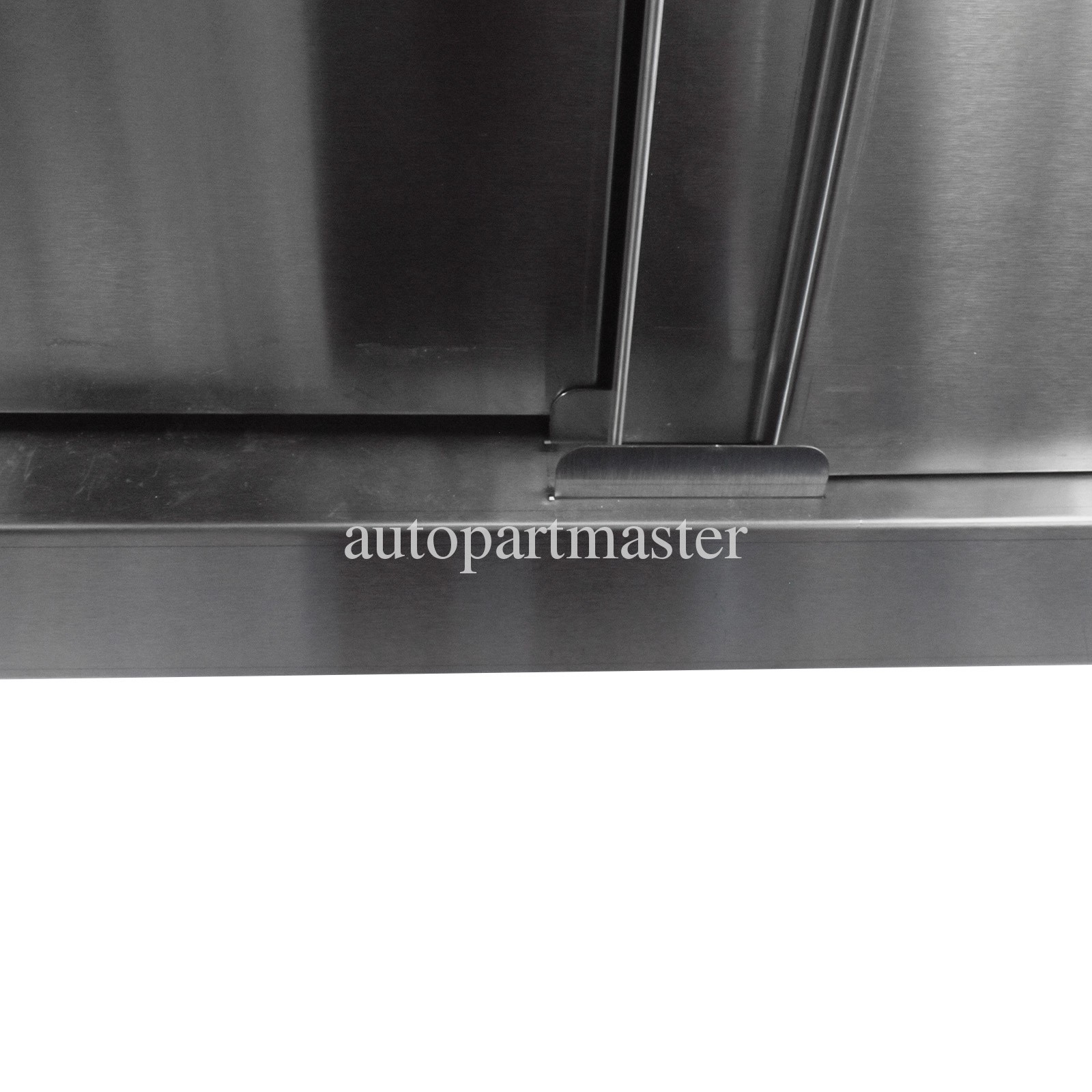 Stainless Steel Kitchen Workbench Kitchen Prep Table Cabinet with Sliding Doors