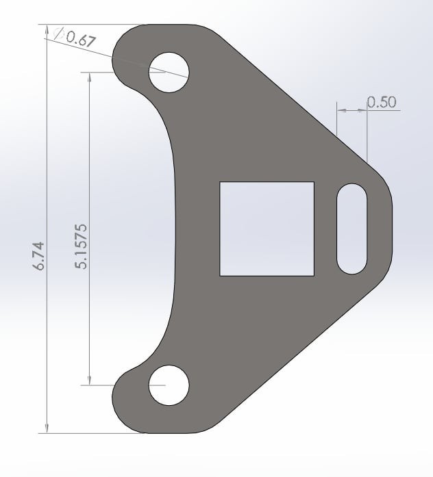 China Mini Excavator Drive Motor Reinforcement Brackets With Tie Down Slot