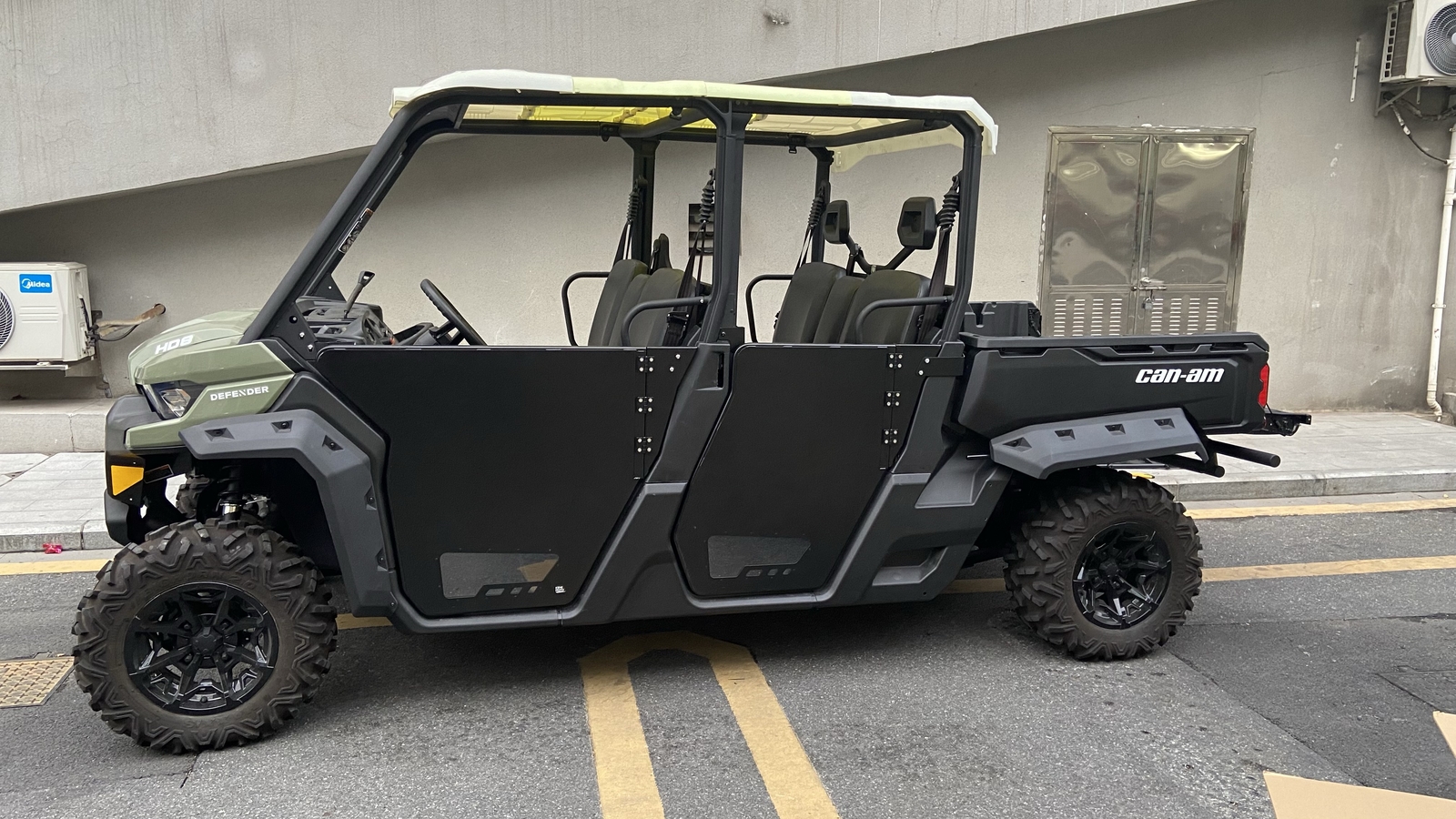 Heavy Duty Aluminum Half Door For Can-Am Defender MAX HD7 HD8 HD9 HD10 715006316