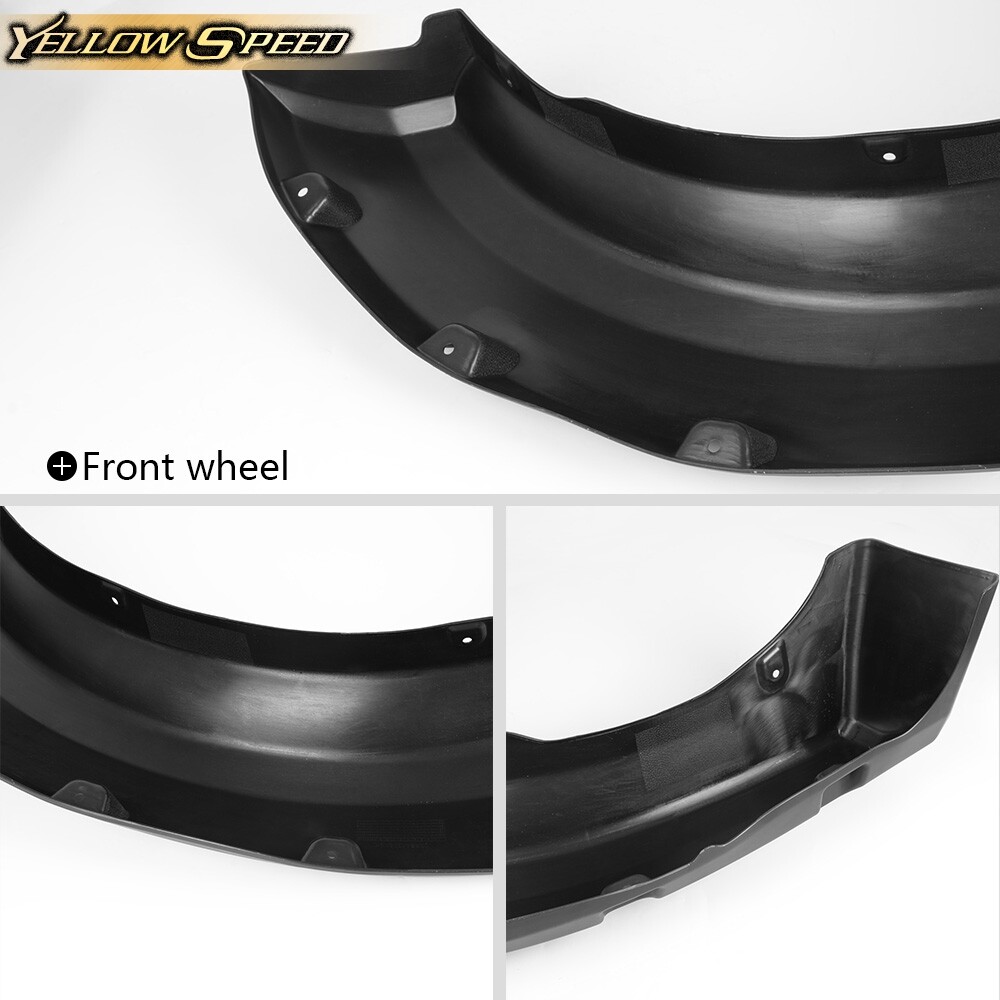 Fit For 2009-2014 Ford F150 Styleside Pocket Rivet Bolt-on Style Fender Flares
