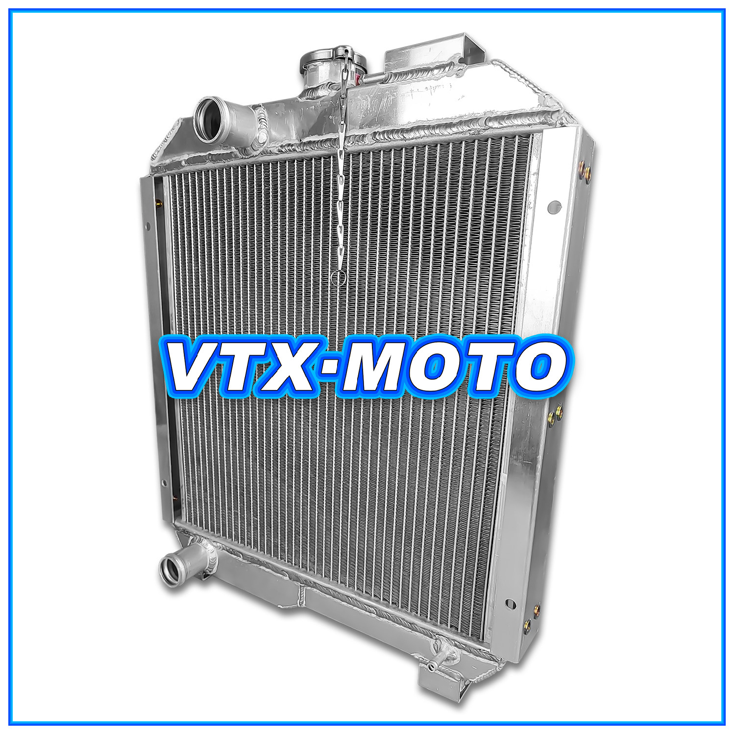 SBA310100630 aluminum compact radiator for Ford New Holland model 1715 tractors