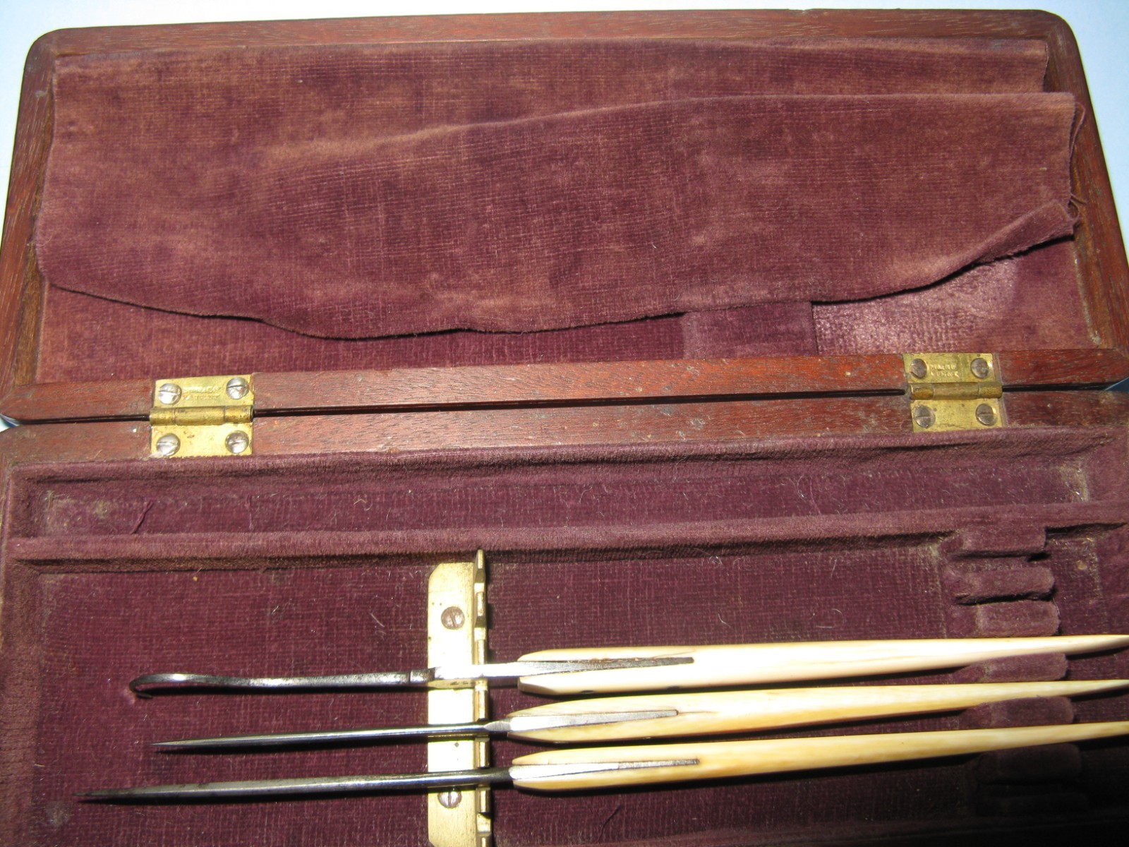 Small Box of Scalpels & Hook