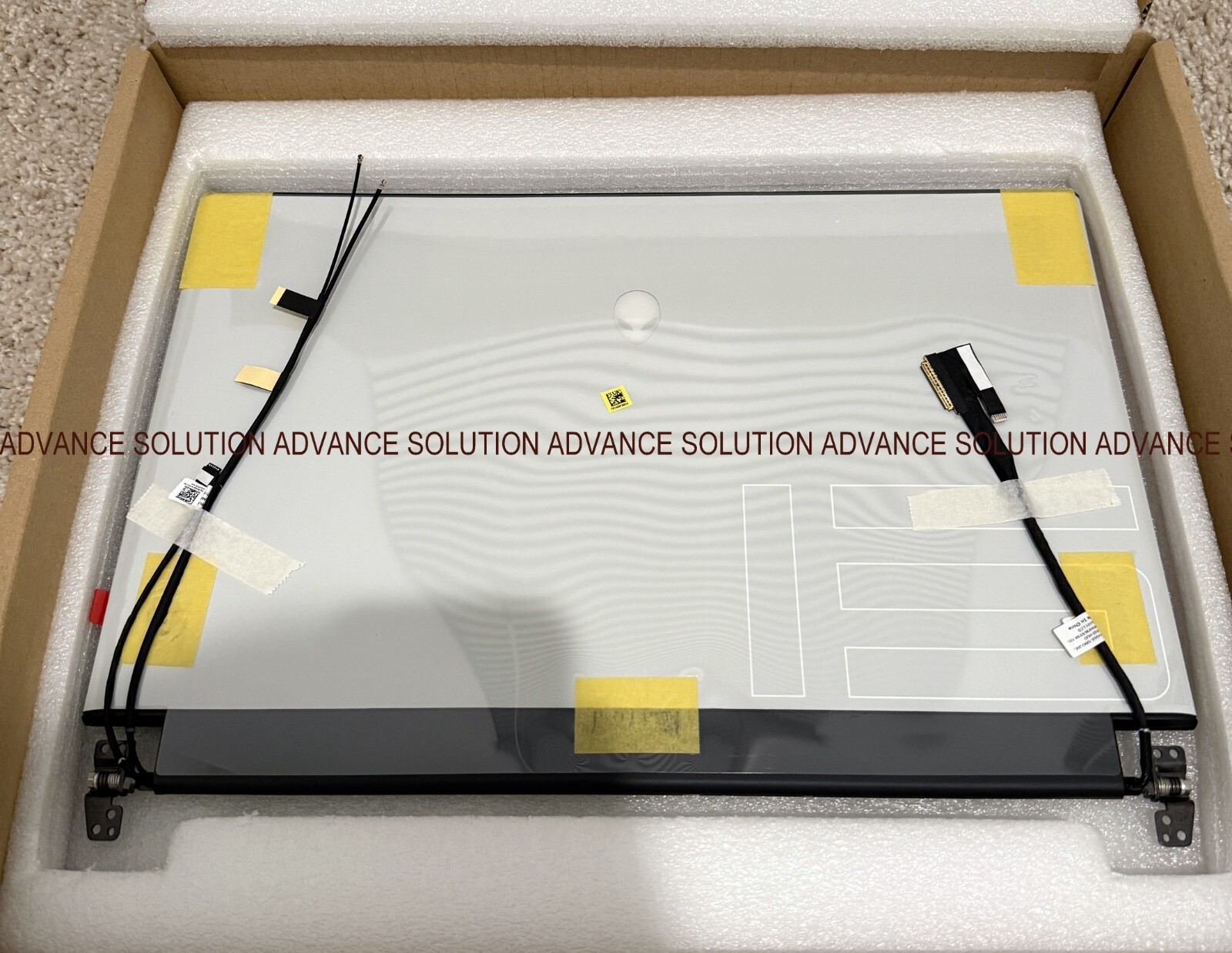 NEW DELL ALIENWARE M15 R2 15.6" UHD OLED COMPLETE SCREEN ASSEMBLY WHITE HXV8X