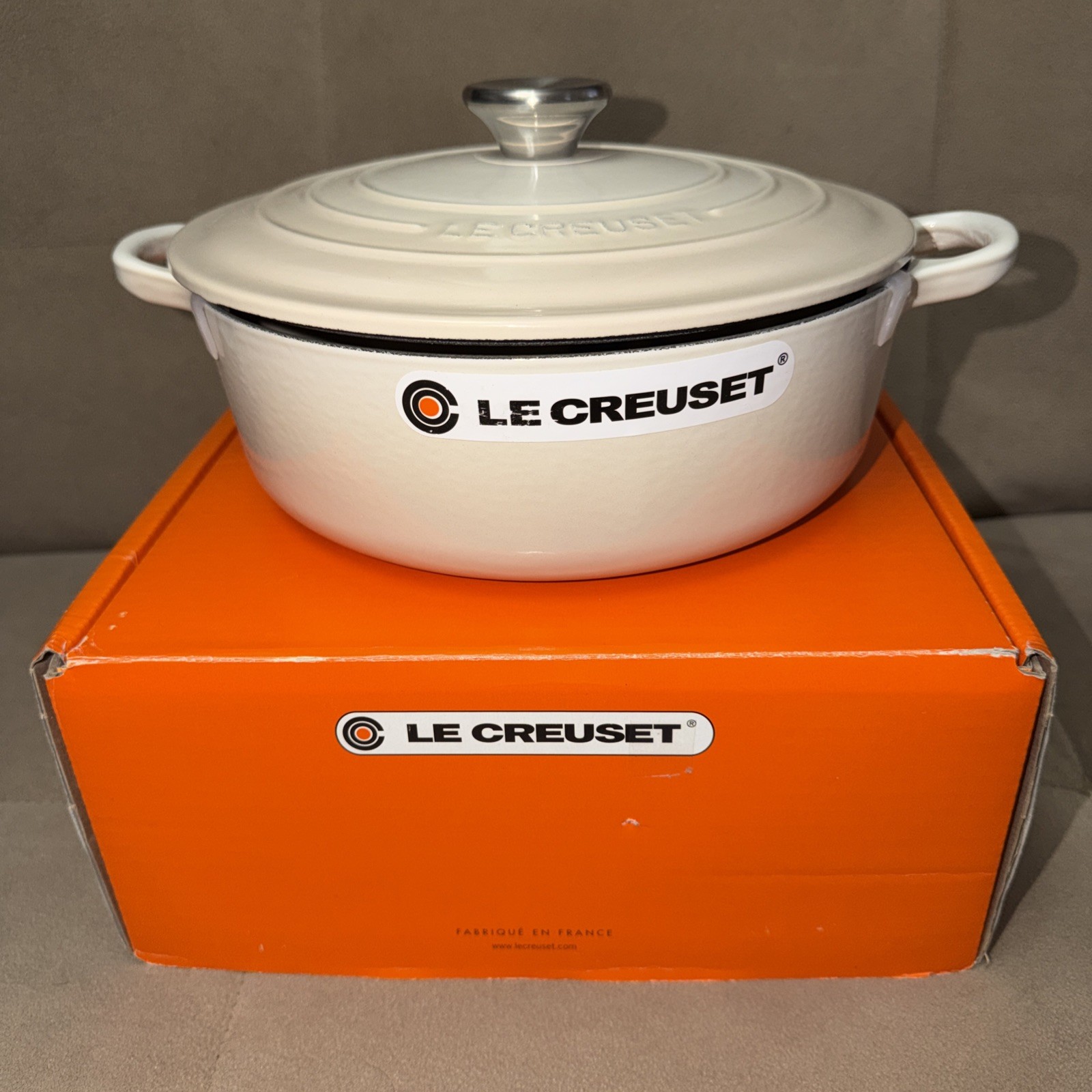 Le Creuset Risotto Pot 24cm 9.5" 3.5qt Meringue