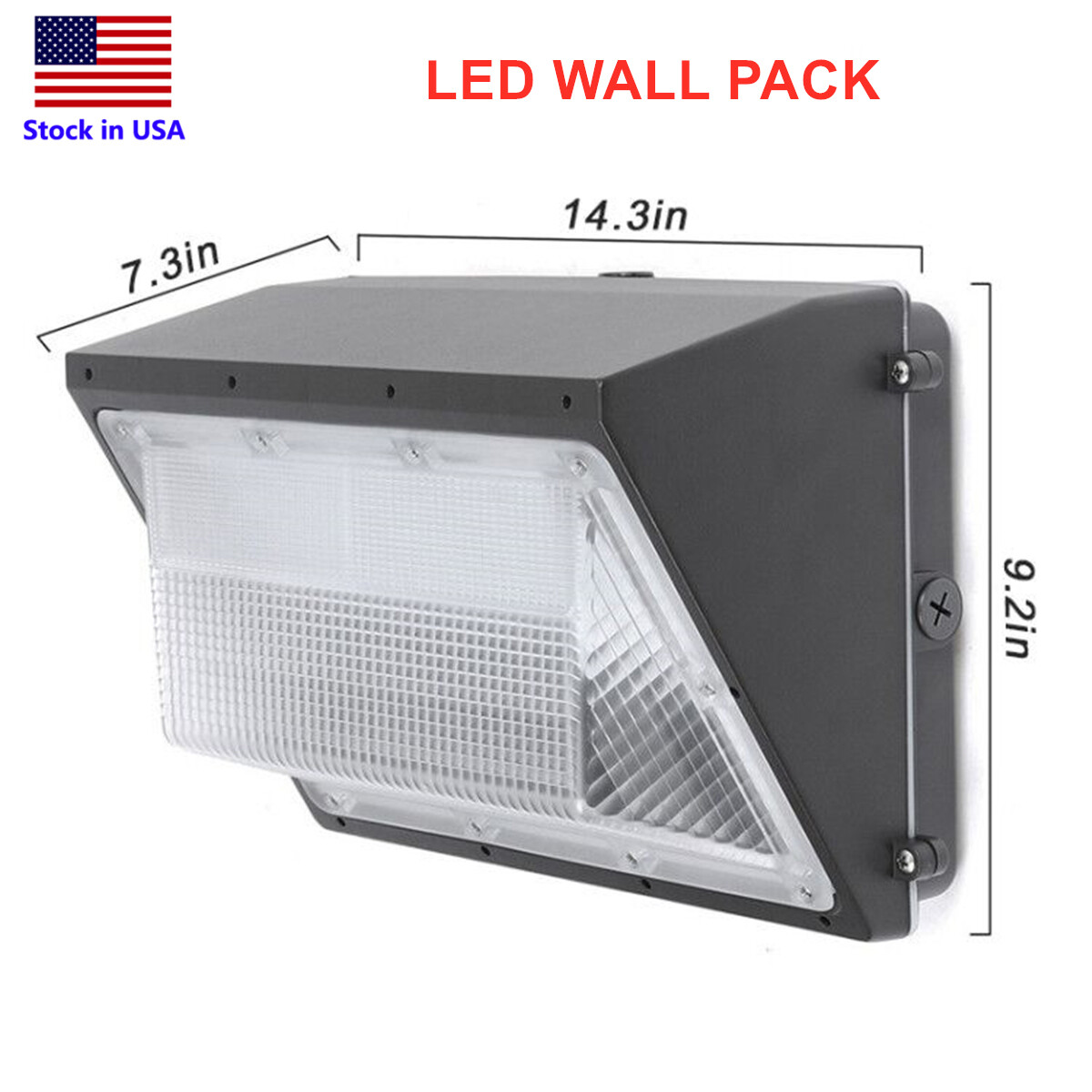 120W LED Wall Light 5000K Dust to Dawn LED Wallpack Commercial Security Lighting