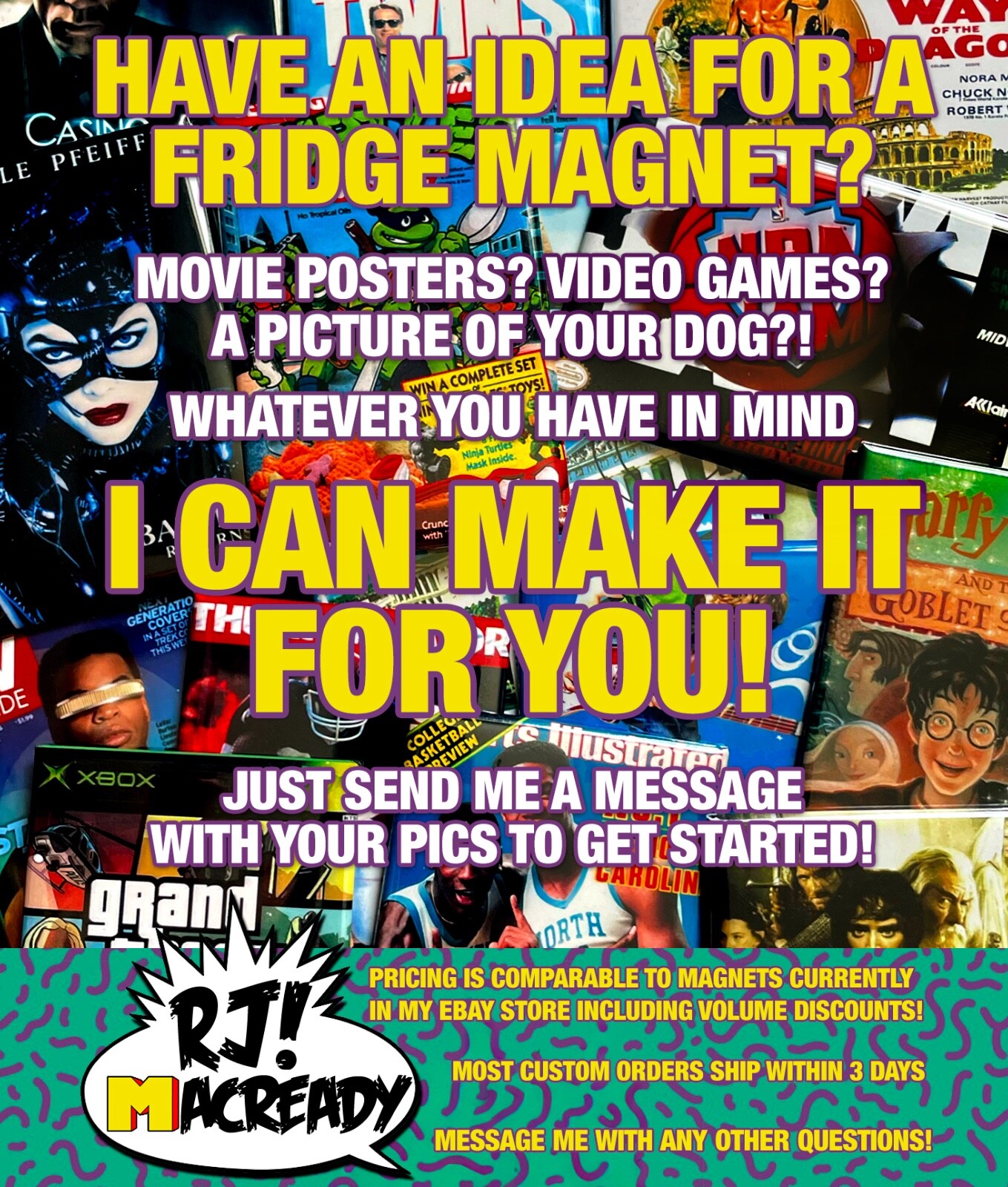 THE X-FILES GILLIAN ANDERSON / ROLLING STONE 2"x3" POSTER MAGNET (retro magazine