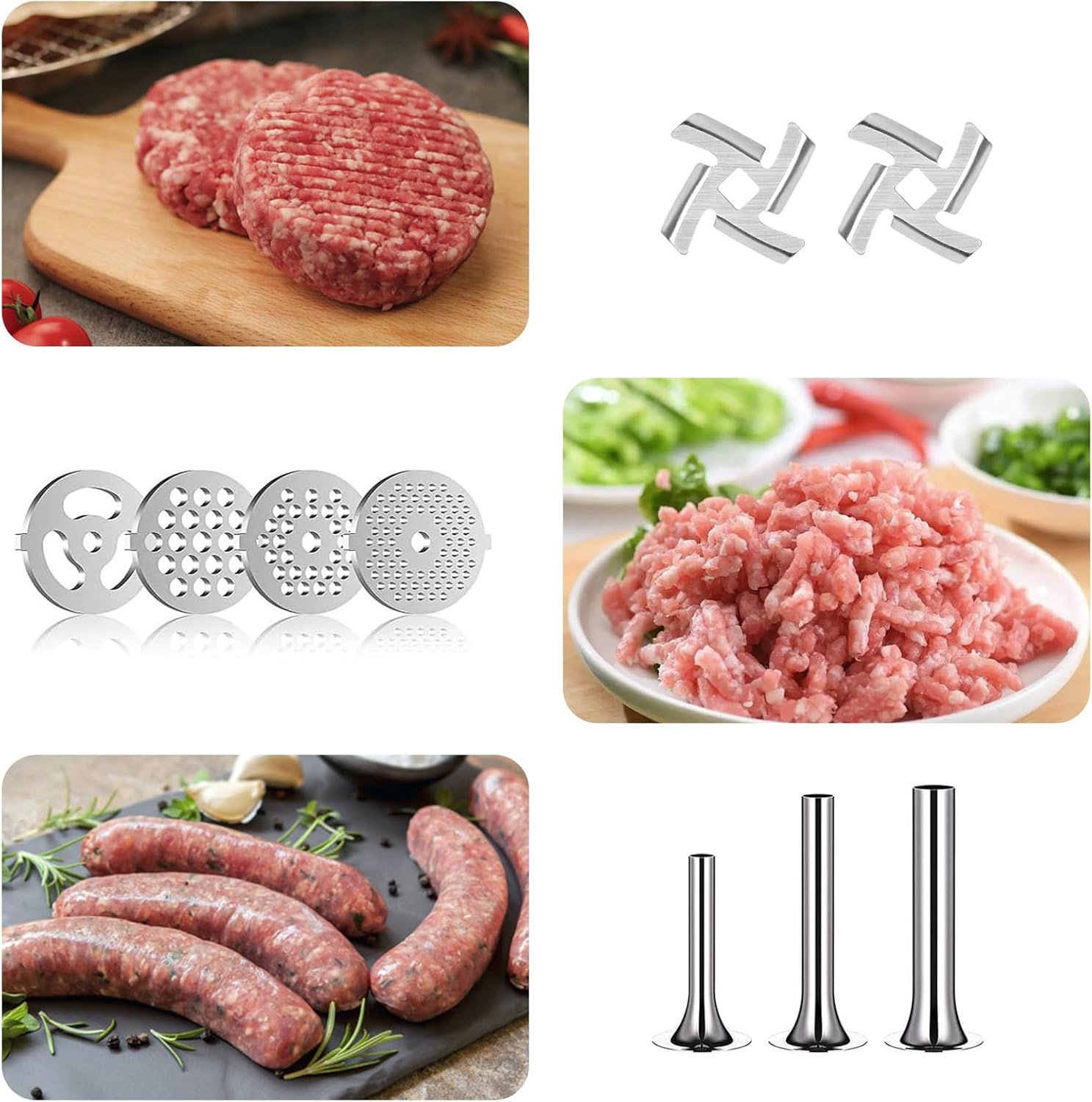 Meat Grinder Attachment for KitchenAid Stand Mixer Food Grinder for Kitchen Aid