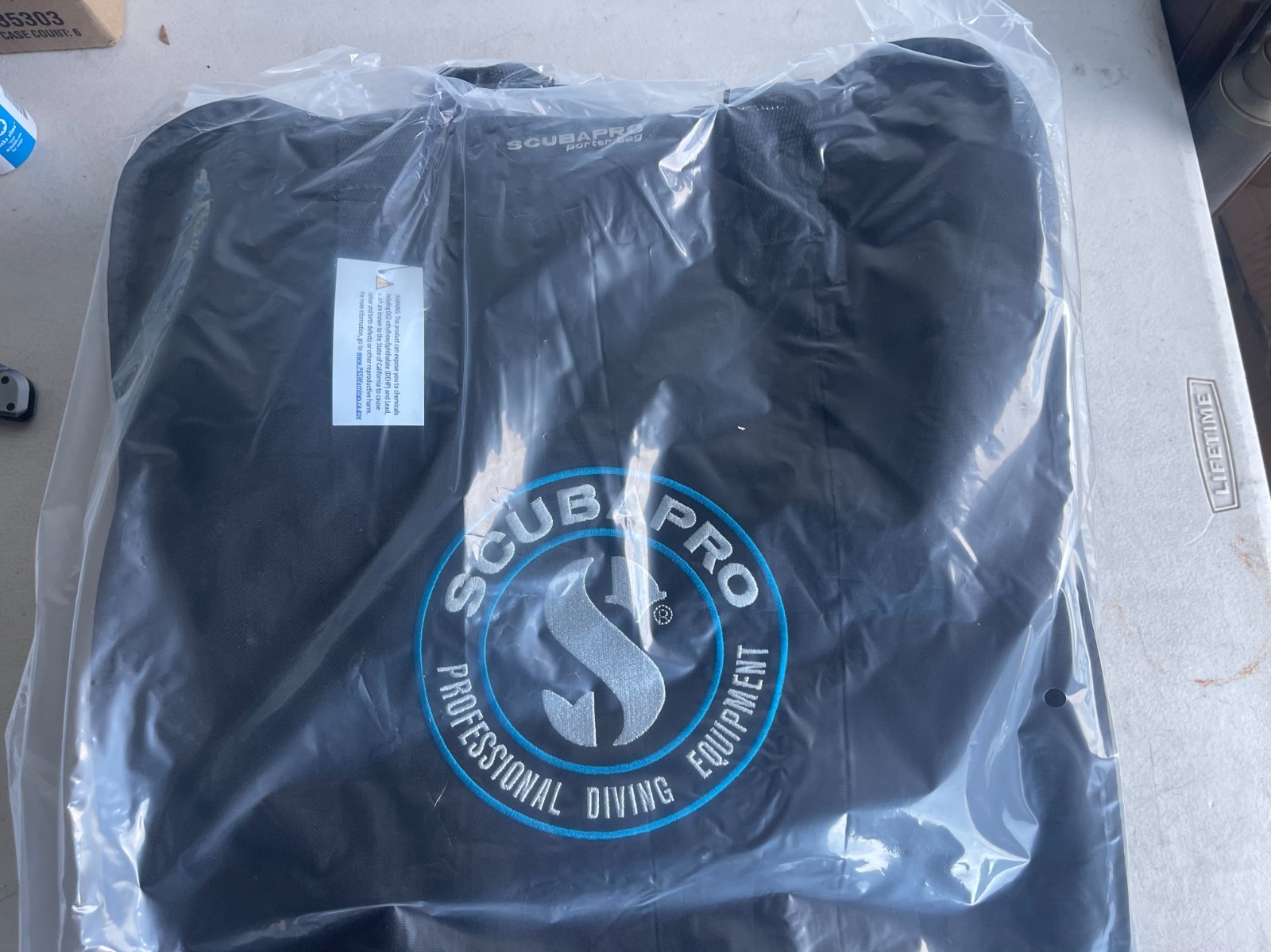 SCUBAPRO 53.010.190 Porter Bag 125L Duffle For Scuba Diving Gear Black
