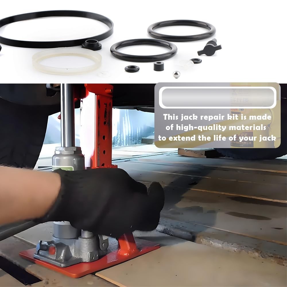 20 Ton Hydraulic Jack Oil Seal Kit Vertical Jack Full Repair Tool Set 20 Ton