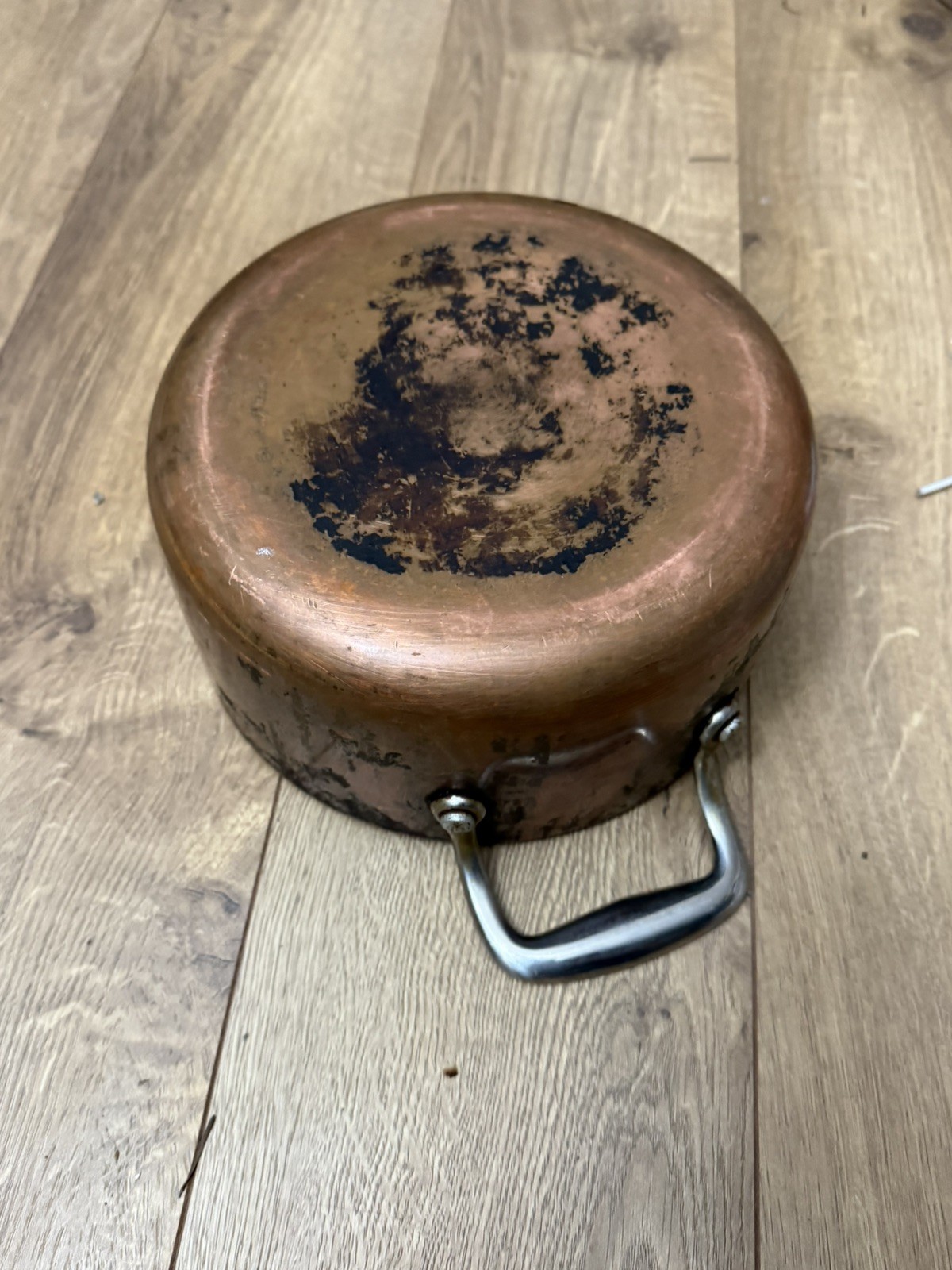 COP R CHEF ALL CLAD STOCK POT MADE IN USA 3QT